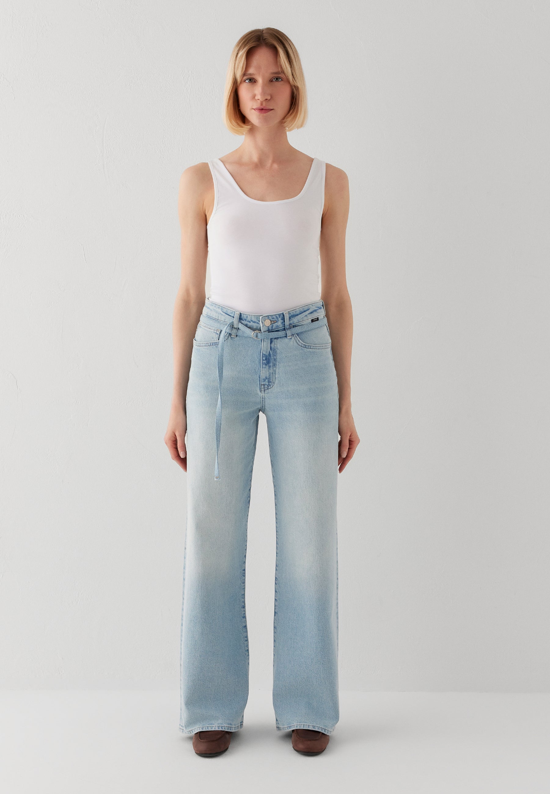 Mavi Damen Jeans Lt Brushed Deni