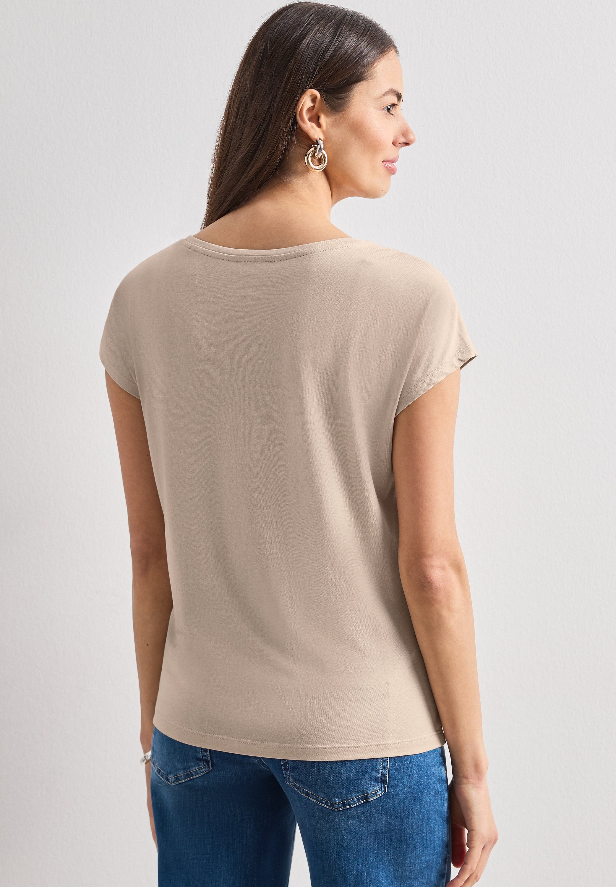 Street One Damen T-Shirts Clay Sand