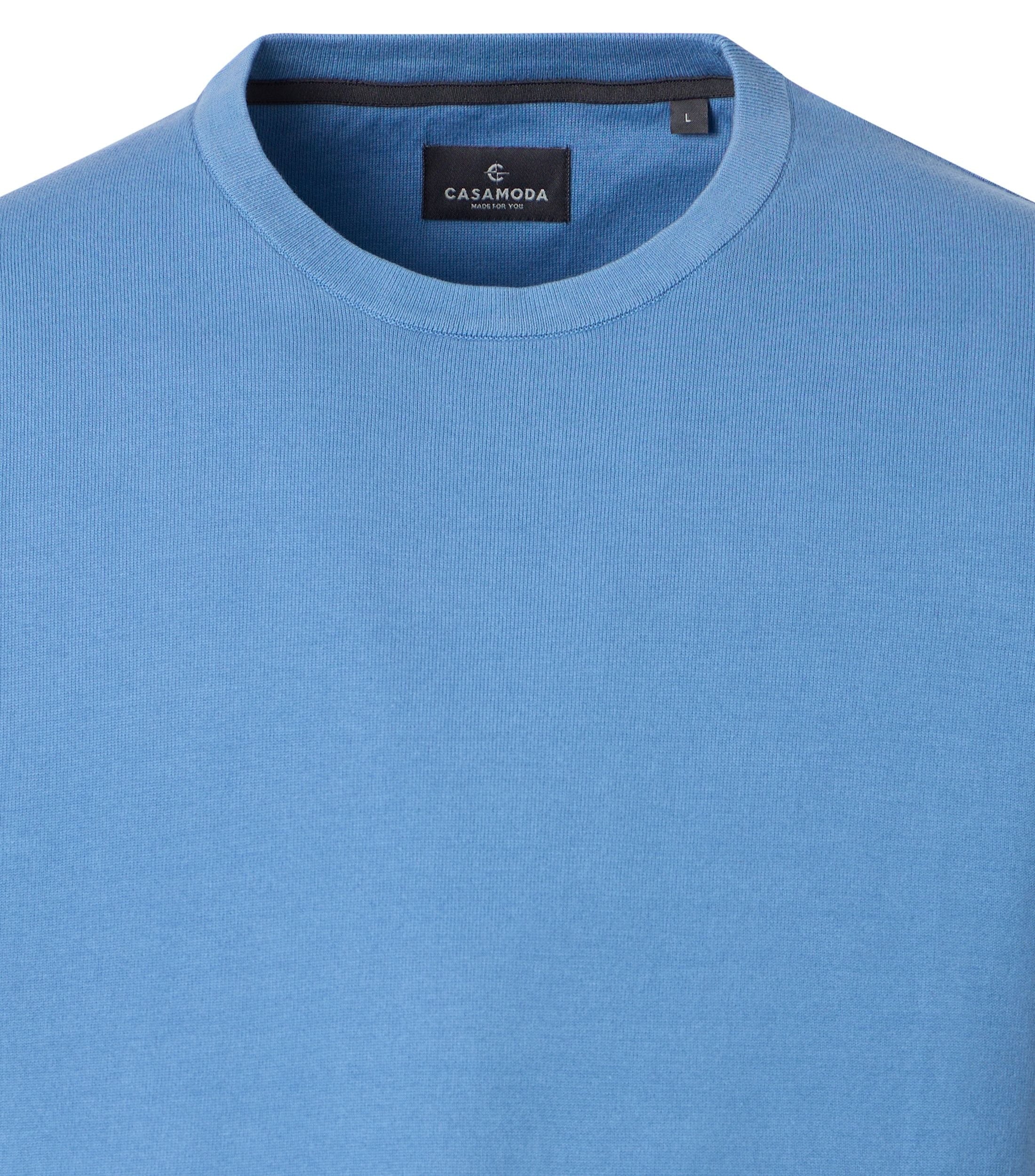 Casa Moda Herren T-Shirts kurz Blau