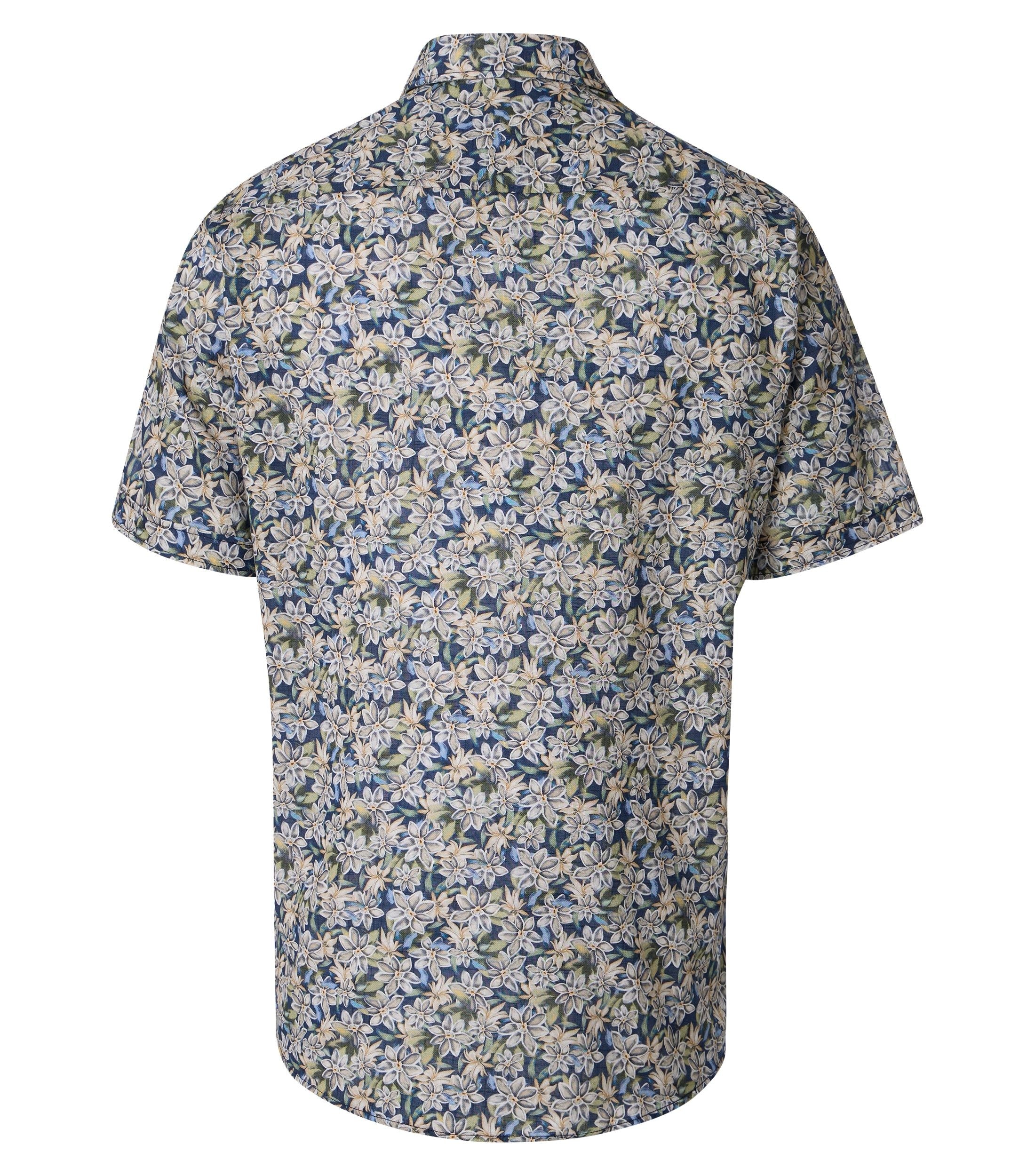 Casa Moda Herren Hemden kurz Blau