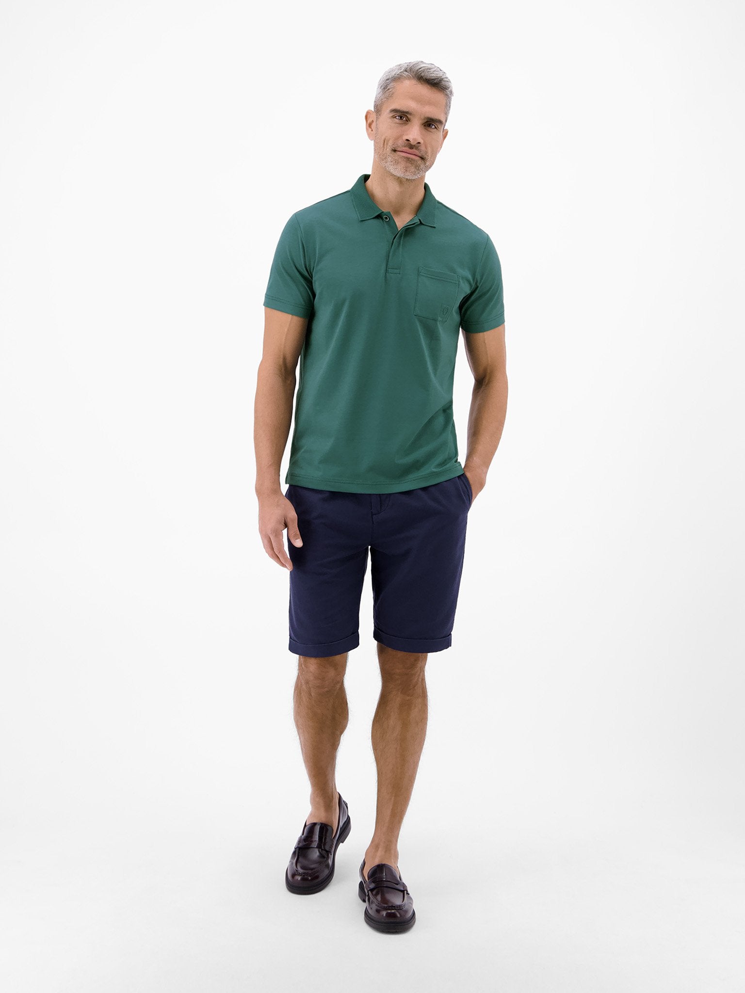 Lerros Herren Polo-Shirts Soft Teal