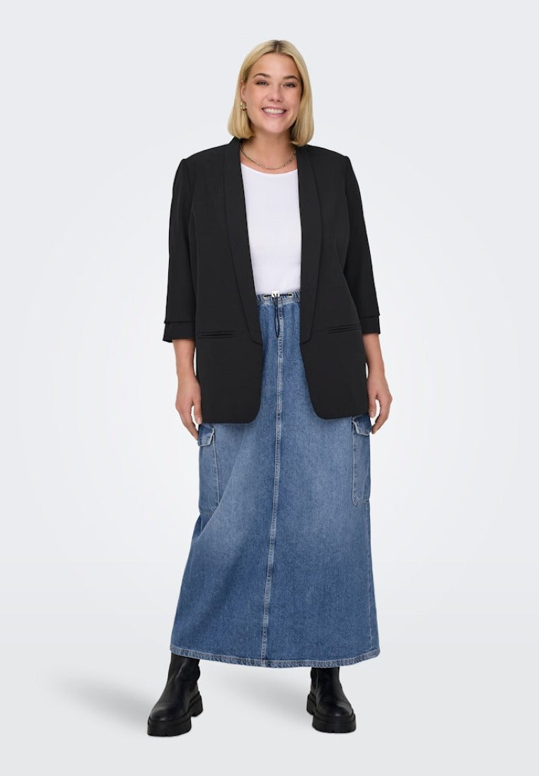 Only Caramkoma Damen Blazer Black