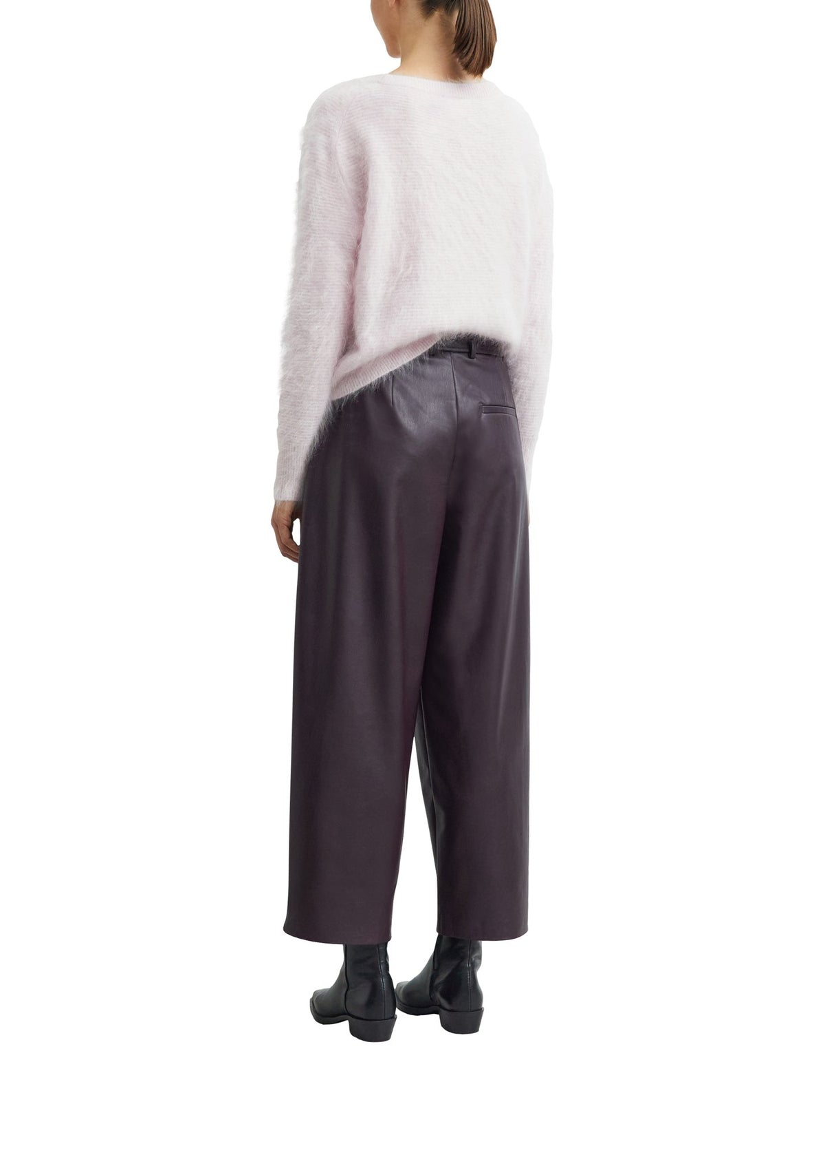 Comma Damen Hosen Lilac/Pink