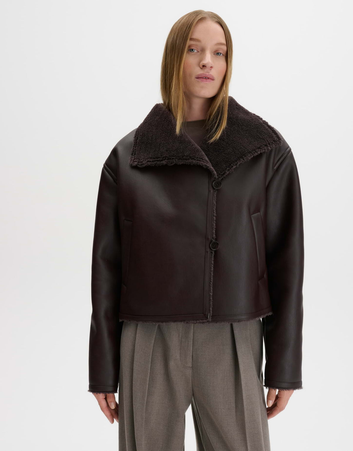Someday Damen Jacken Mahogany