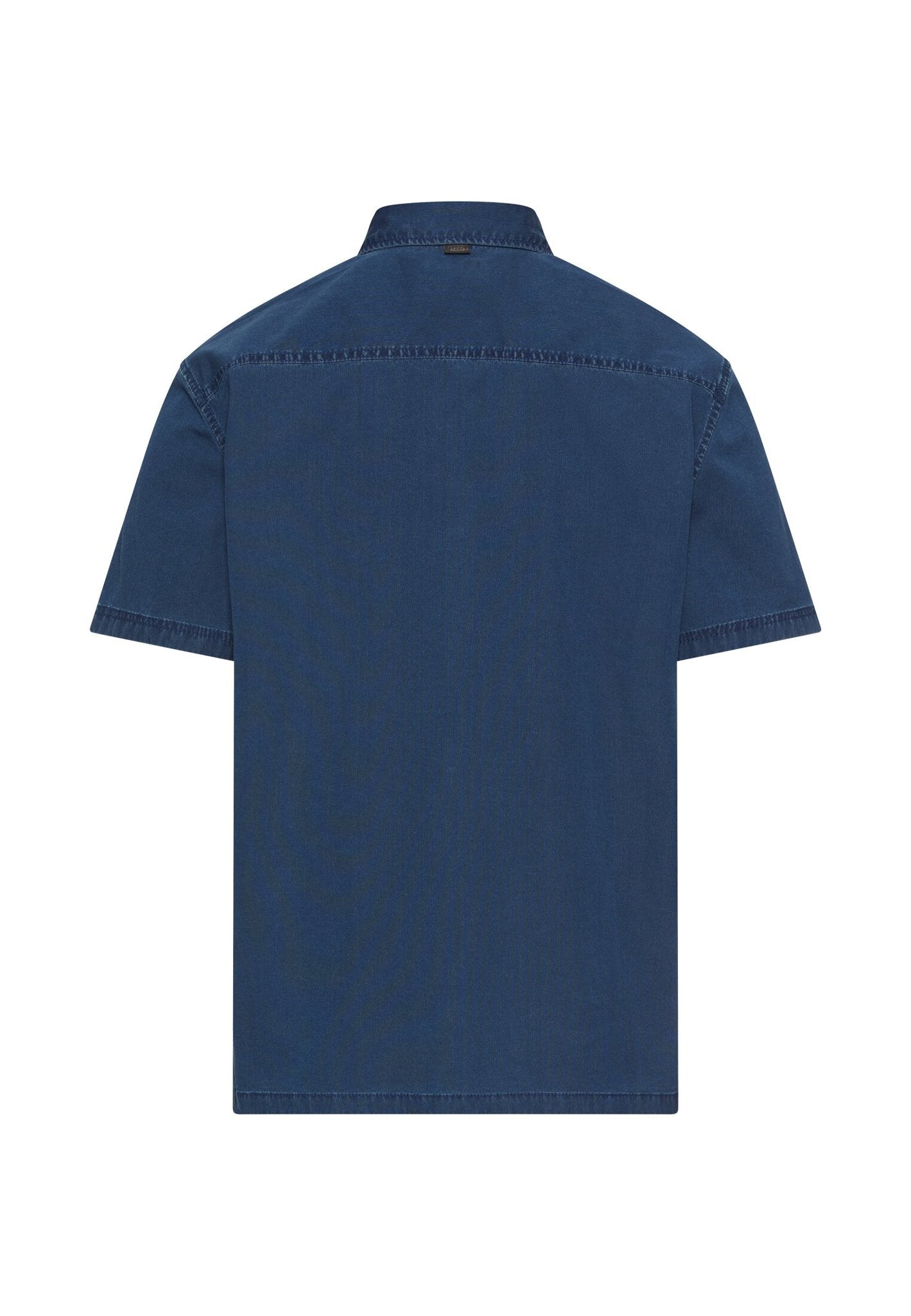 Camel active Herren Hemden kurz Indigo Blue