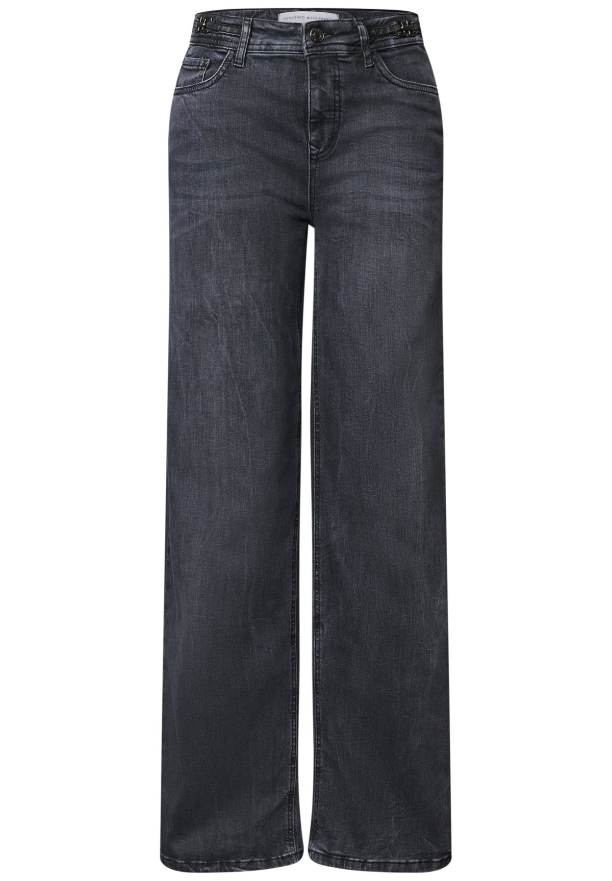 Street One Damen Hosen Steel Gre