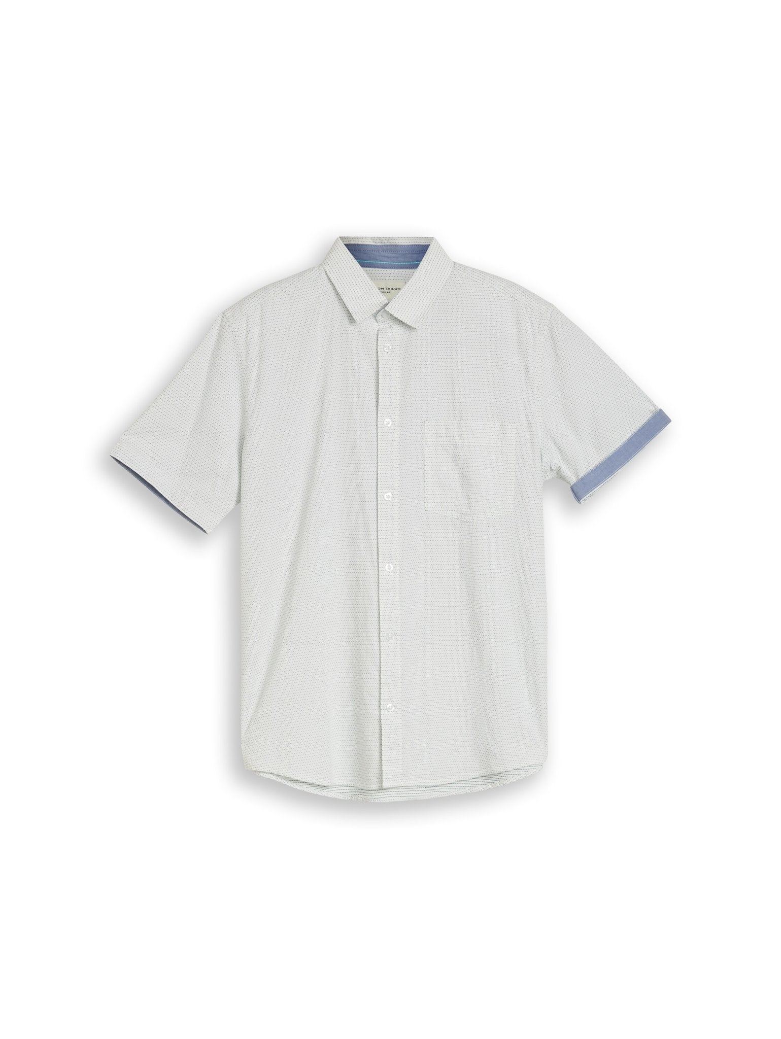 Tom Tailor Herren Hemden kurz Gardenia White