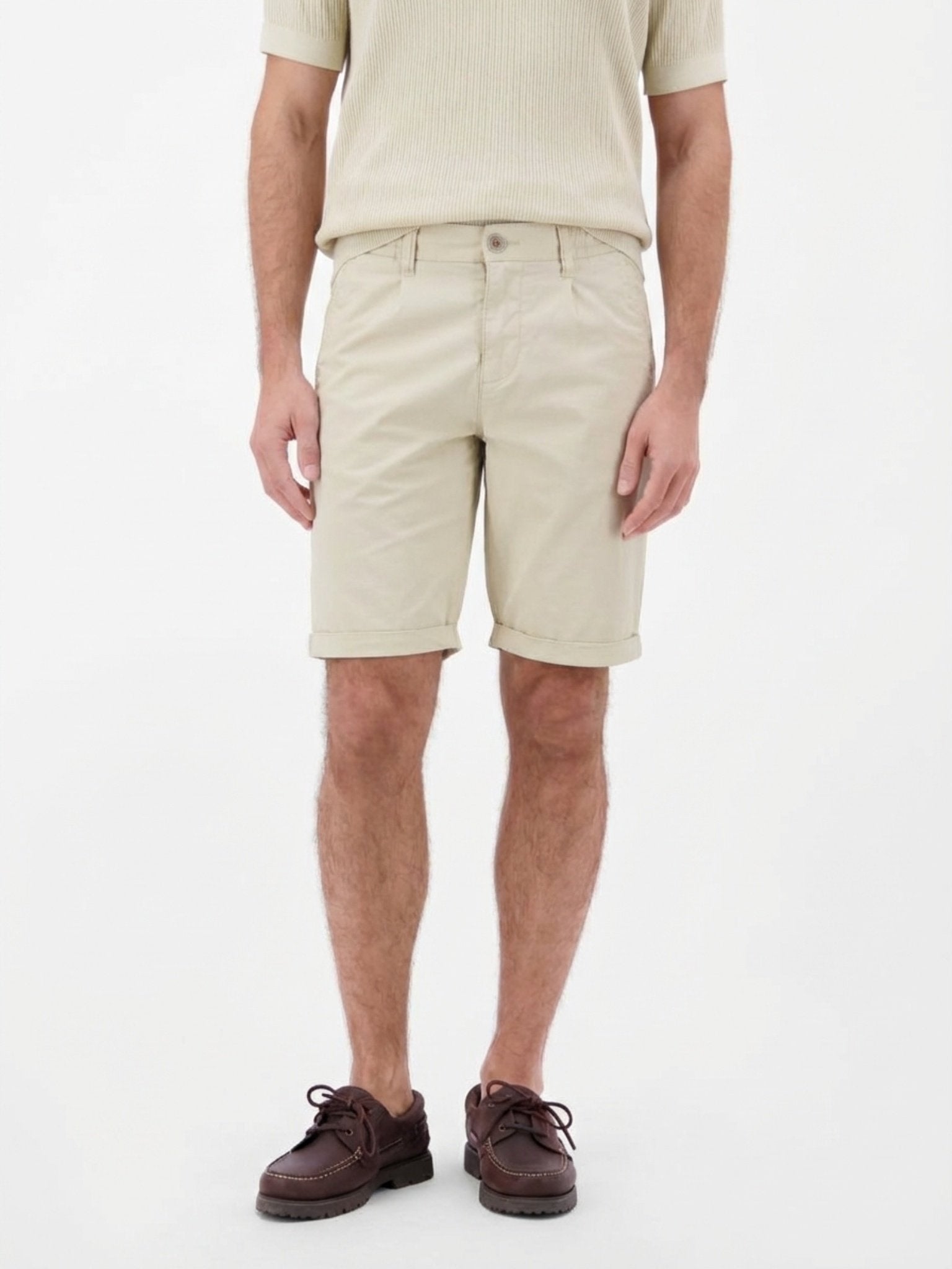 Lerros Herren Shorts Bone White