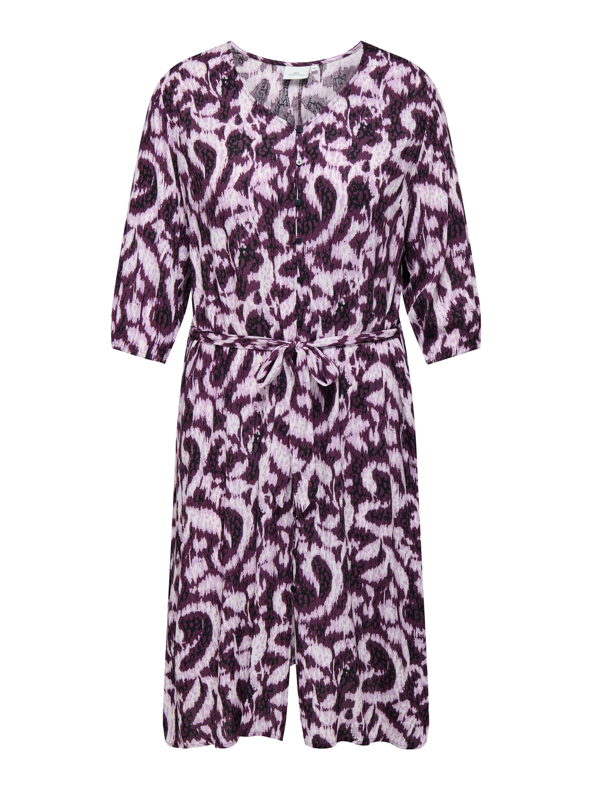 Only Carmakoma Damen Kleider Mauve Wine/Leo