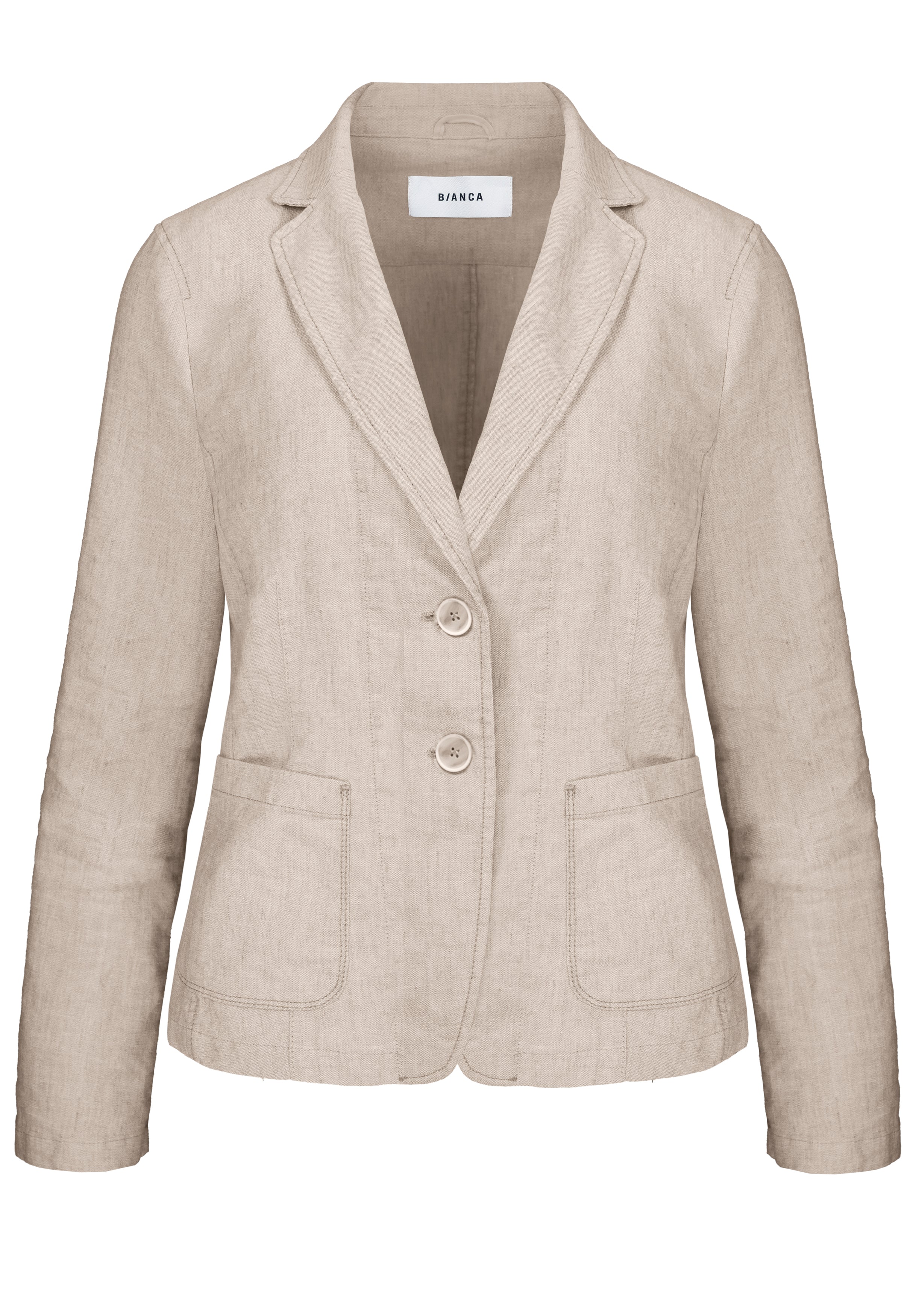 Bianca Damen Blazer Caramel Melange