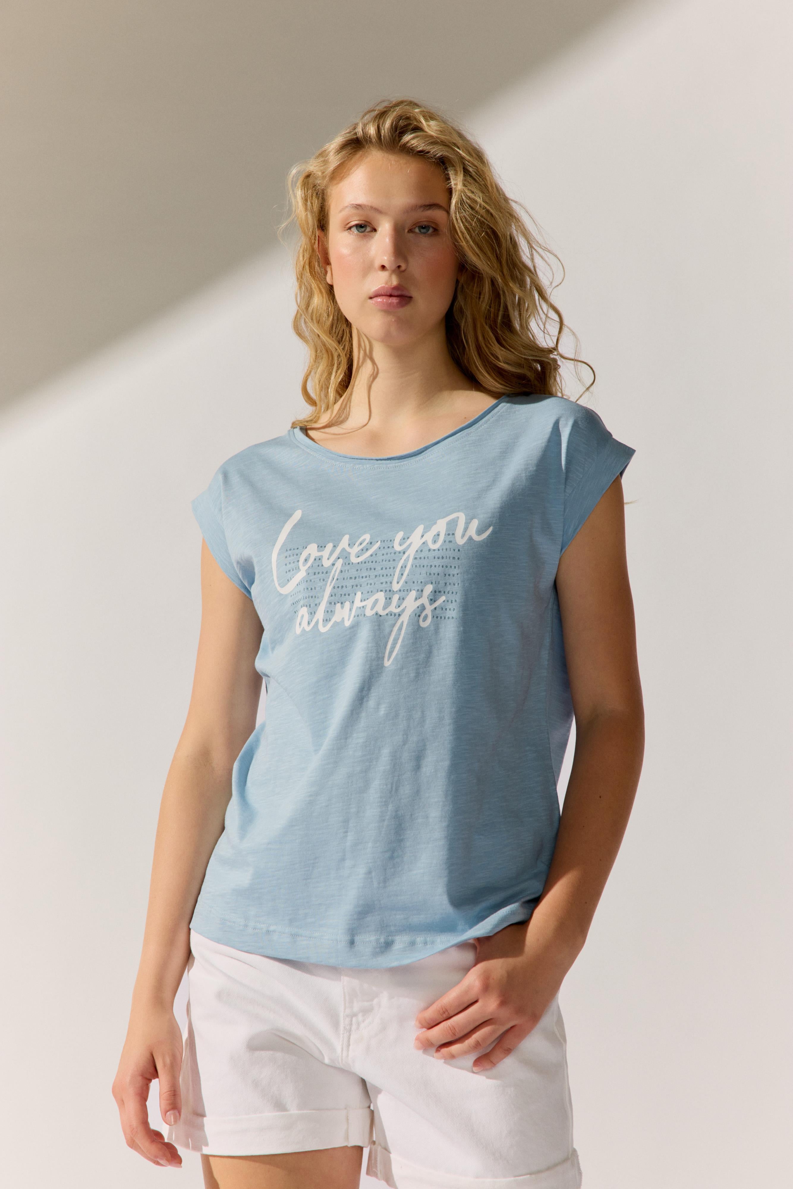 Fashion People Damen T-Shirts Sea Breeze Prin