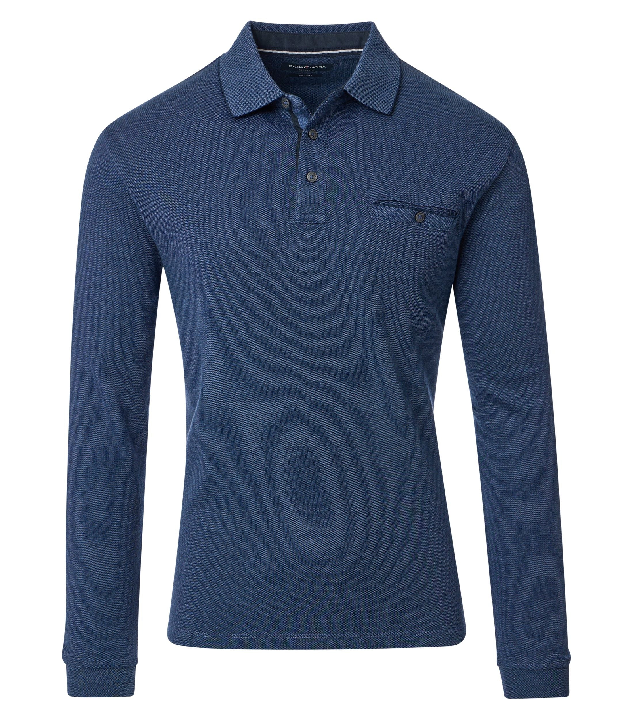 Casa Moda Herren T-Shirts kurz Blau