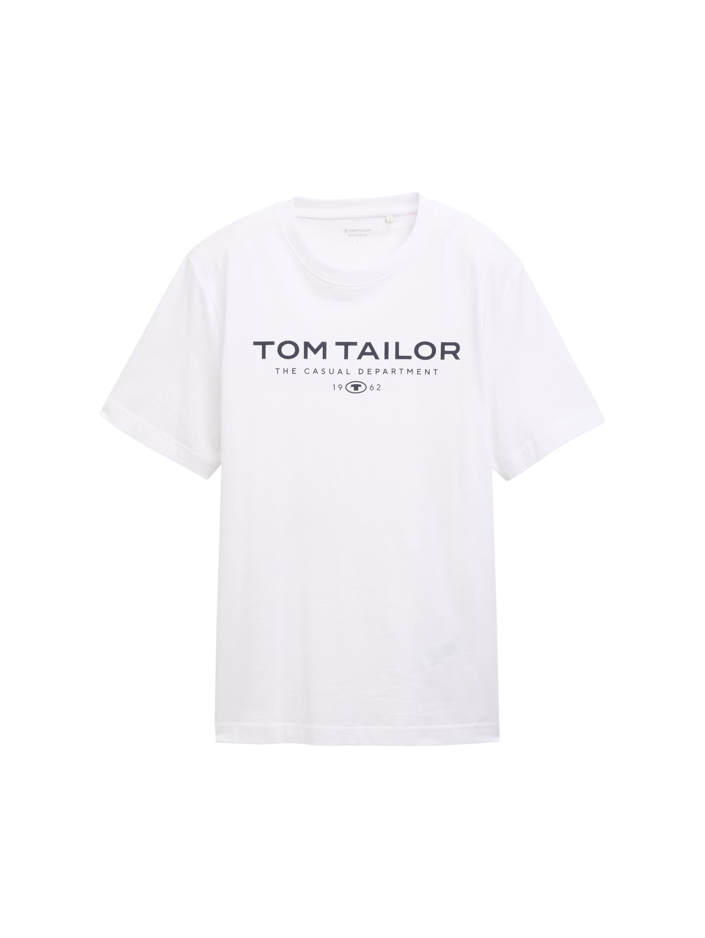 Tom Tailor Herren T-Shirts kurz White