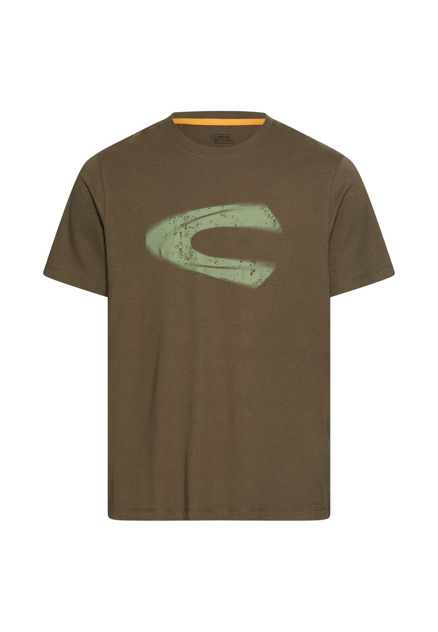 Camel active Herren T-Shirts kurz Dark Olive G