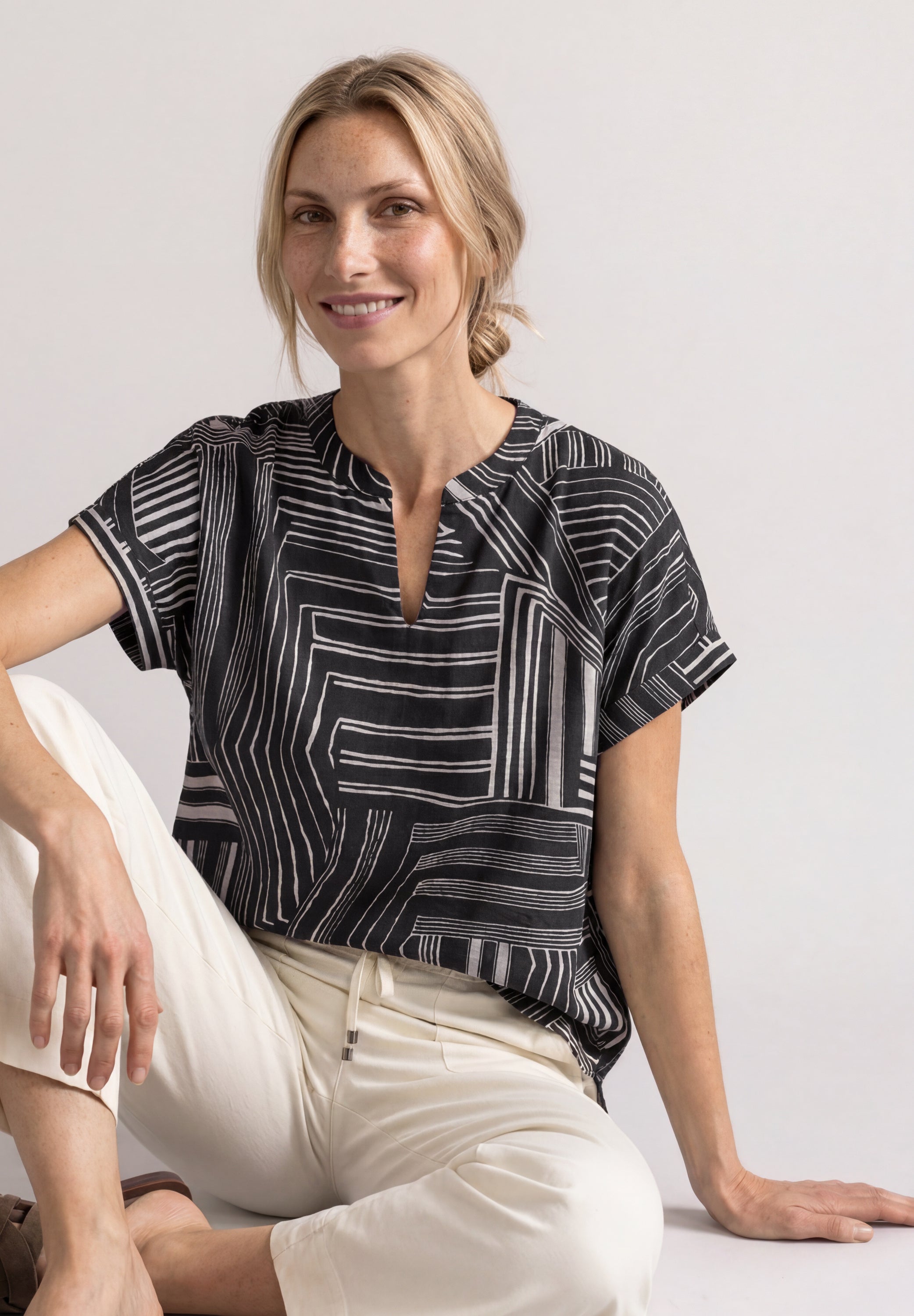 Street One Damen T-Shirts Darkest B
