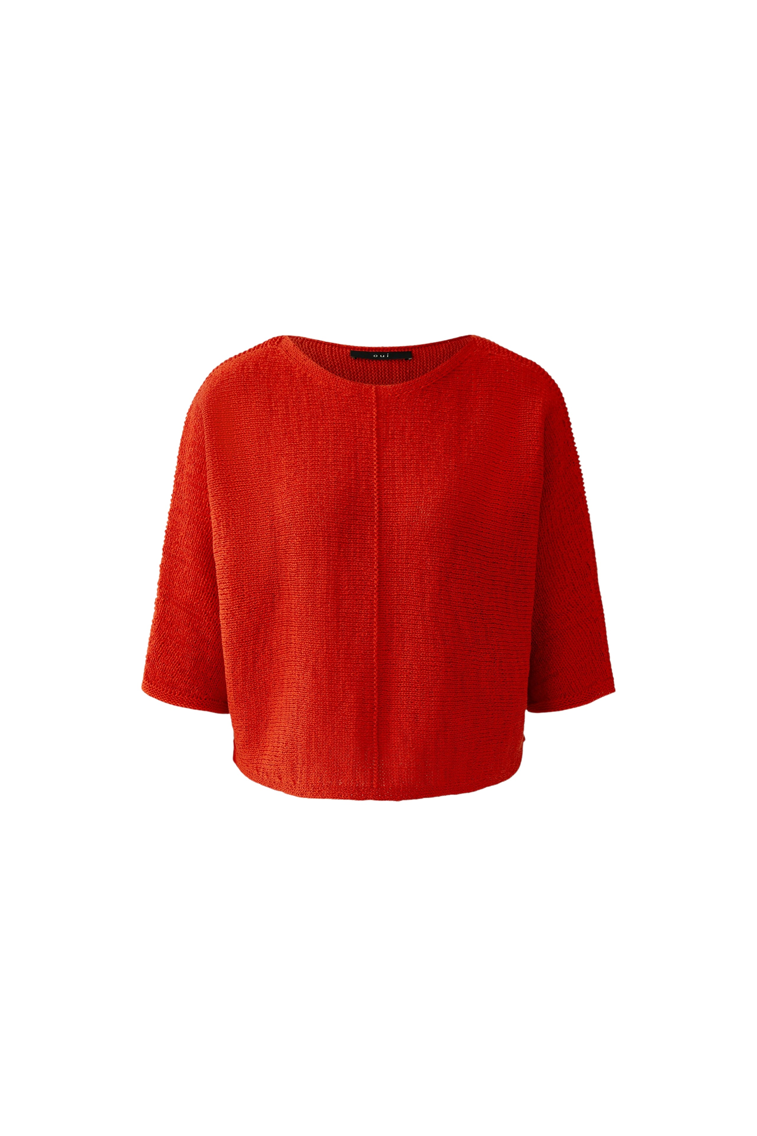 Oui Damen Pullover Red Alert