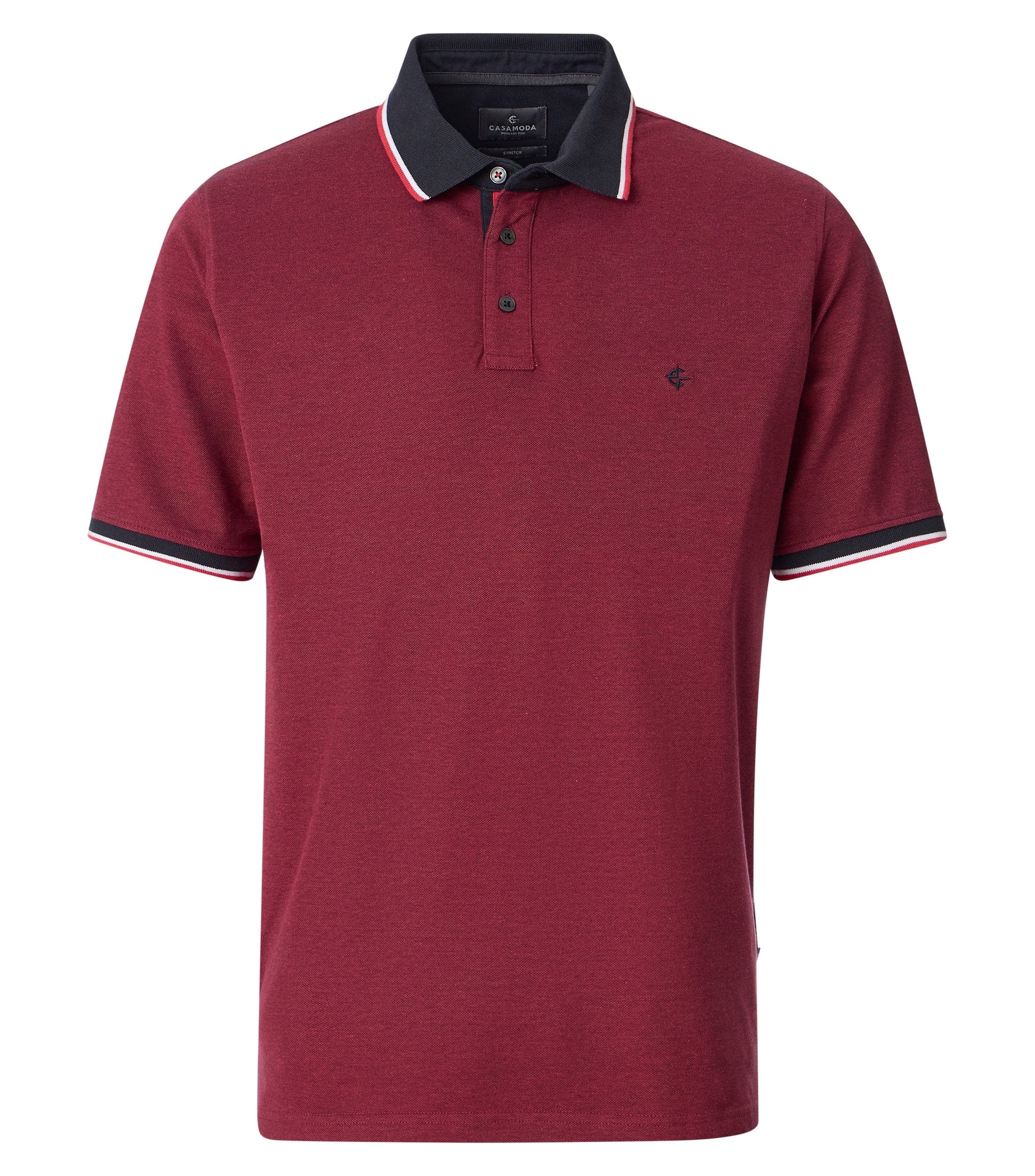 Casa Moda Herren Polo-Shirts Rot