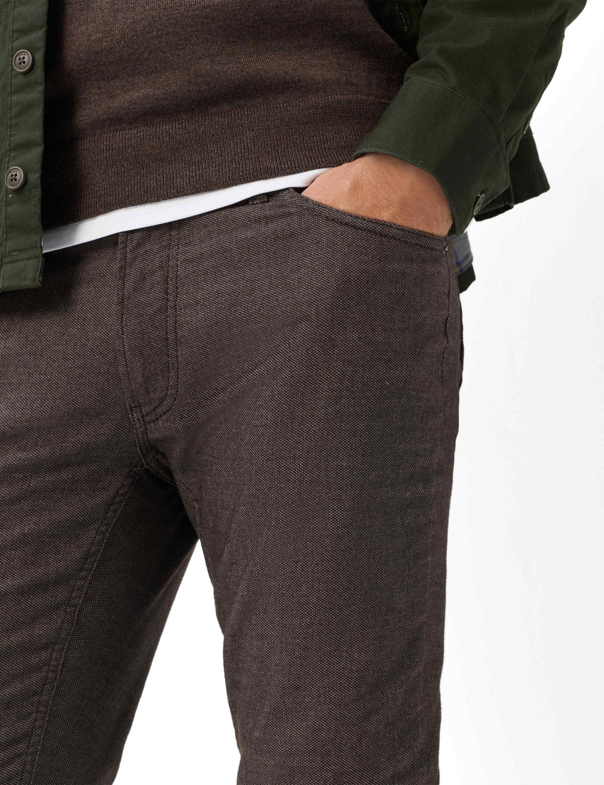 Brax Herren Hosen Chocolate