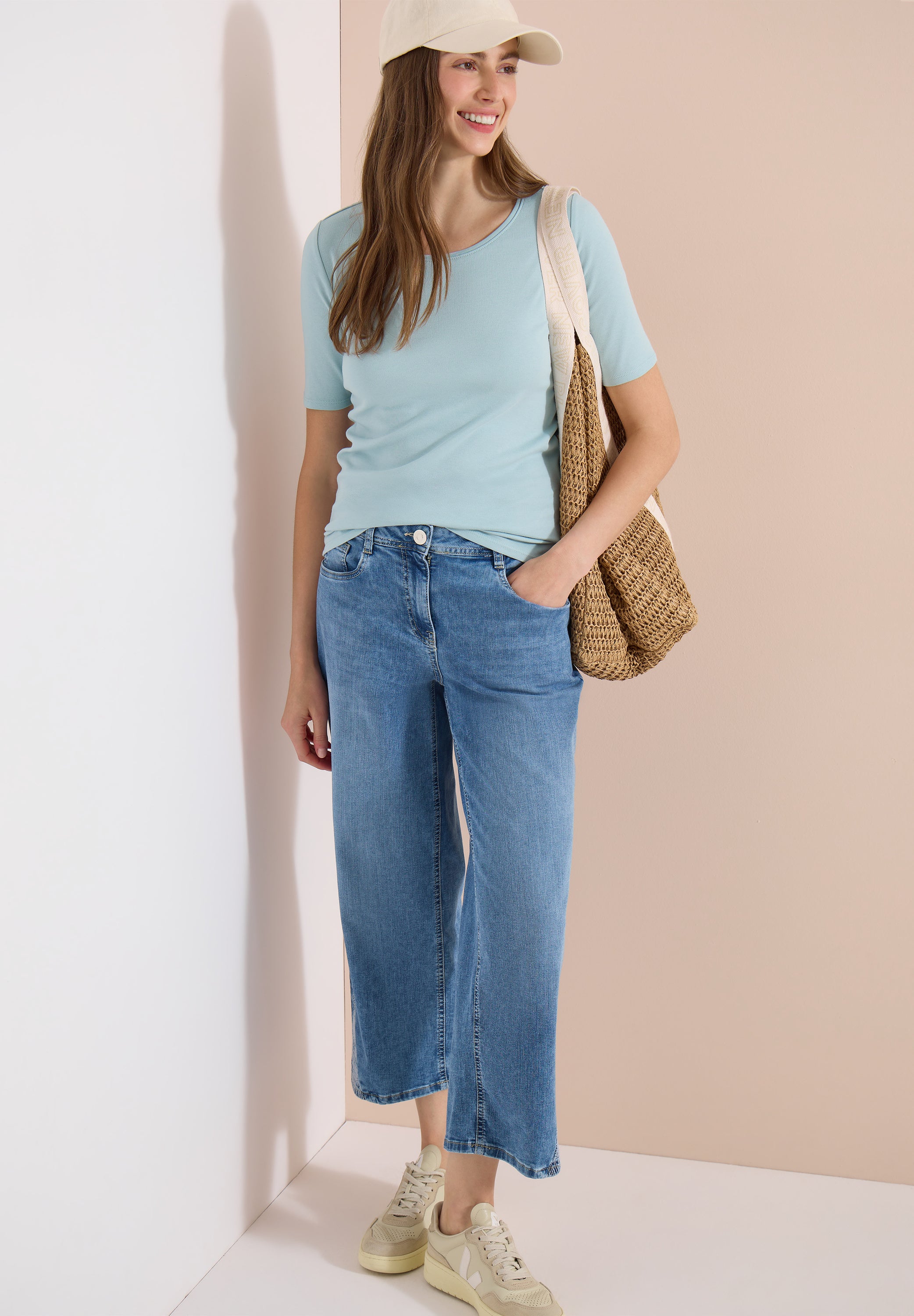 Cecil Damen T-Shirts Crystal M