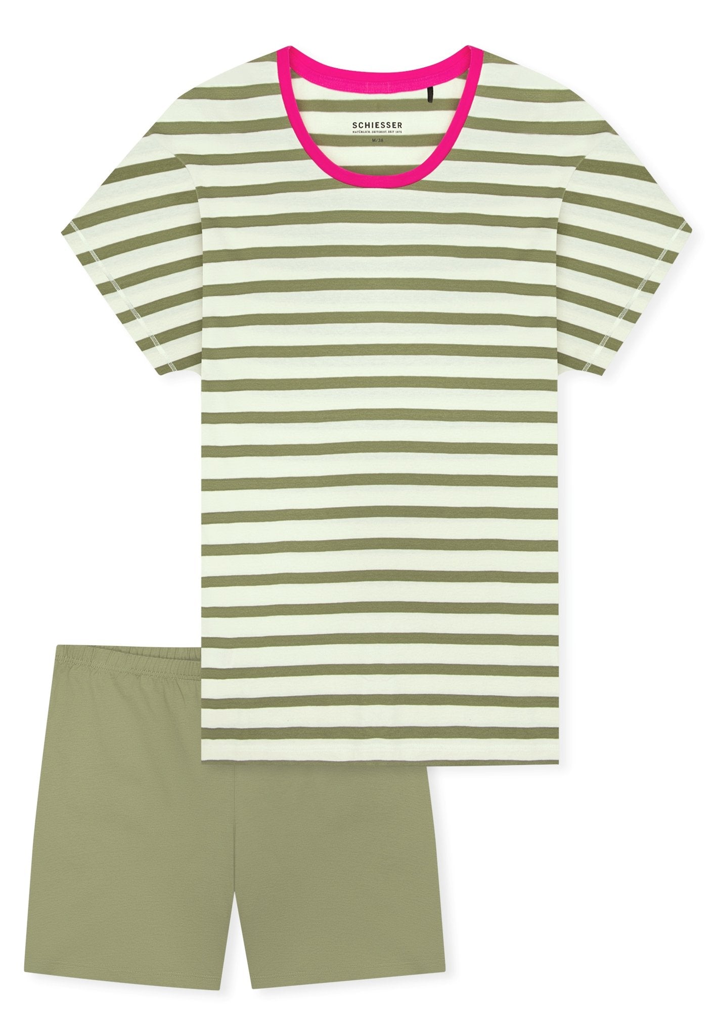 Schiesser Schlafanzug Wonder White He