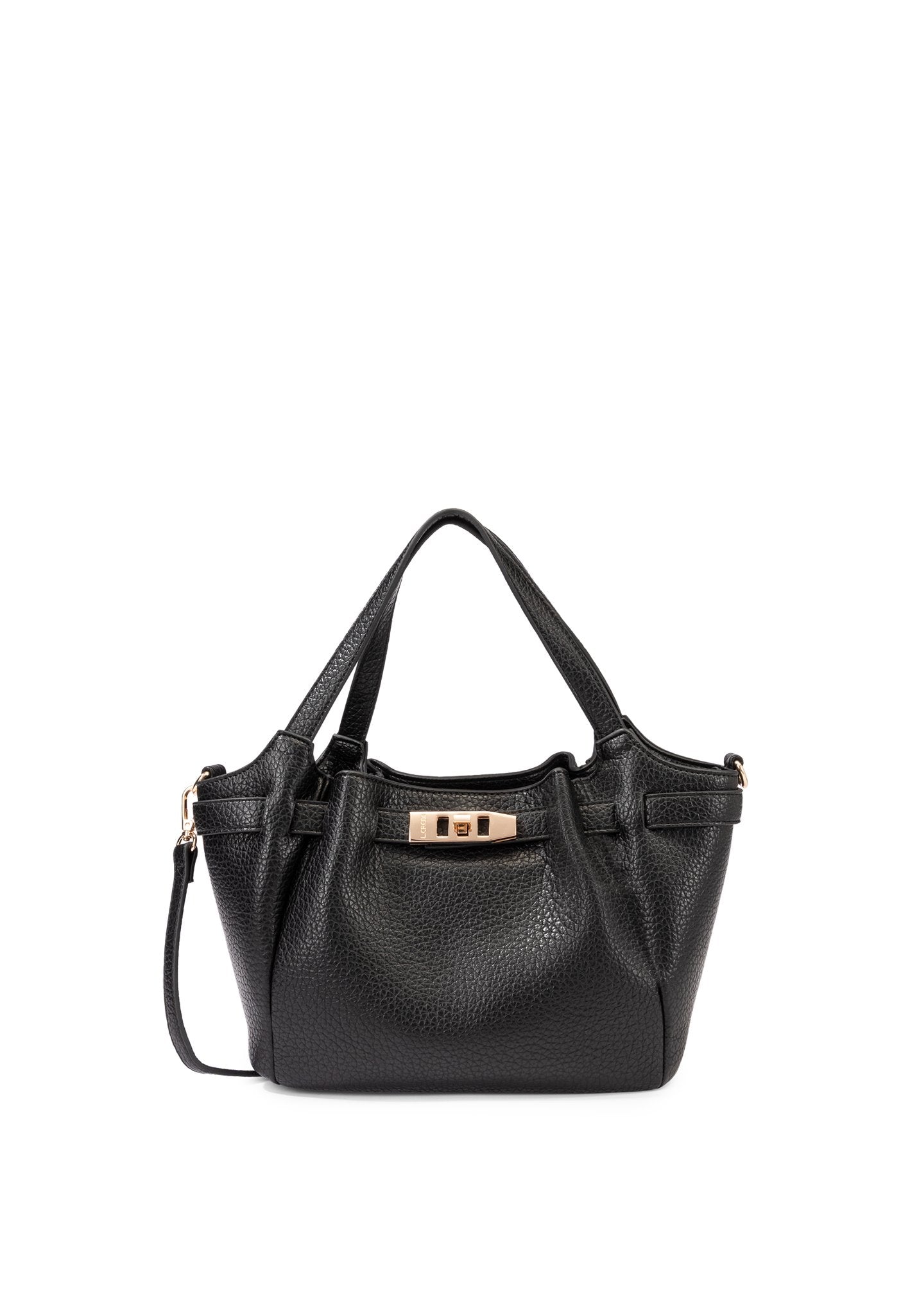 L.Credi Handtasche Schwarz