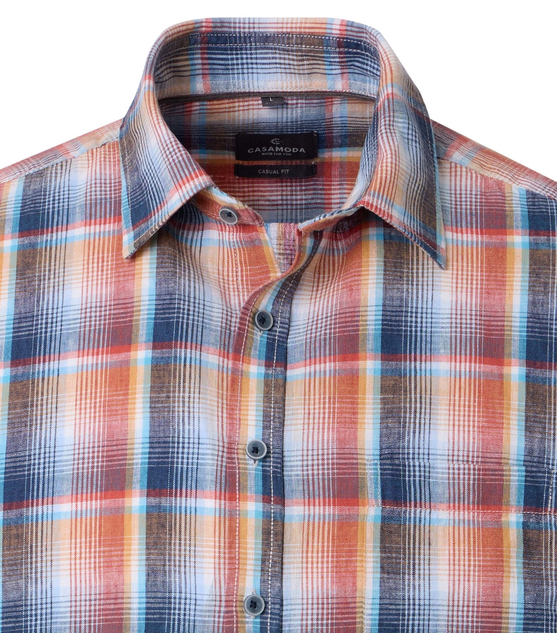 Casa Moda Herren Hemden kurz Orange