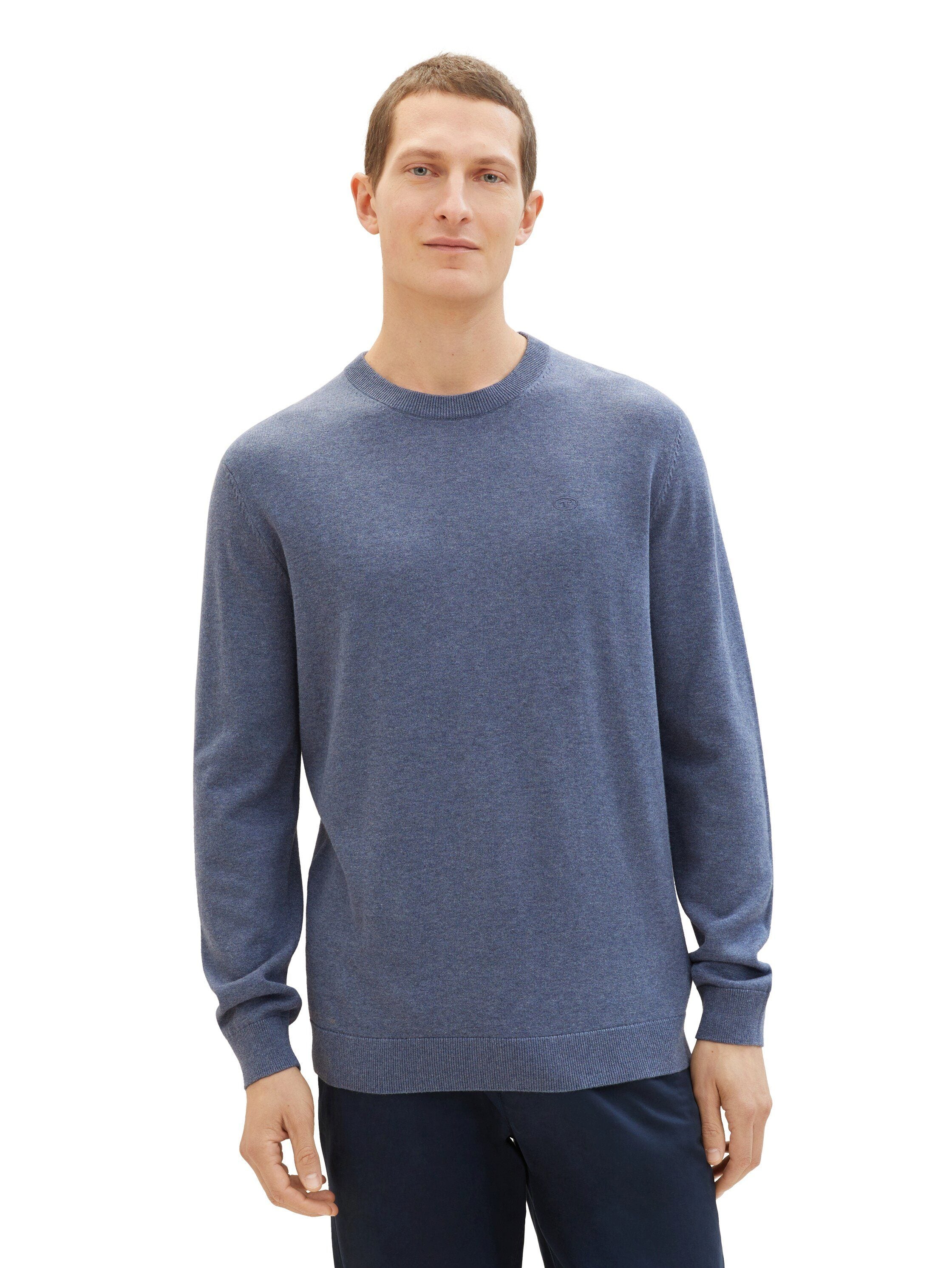 Tom Tailor Herren Pullover Vintage Indigo