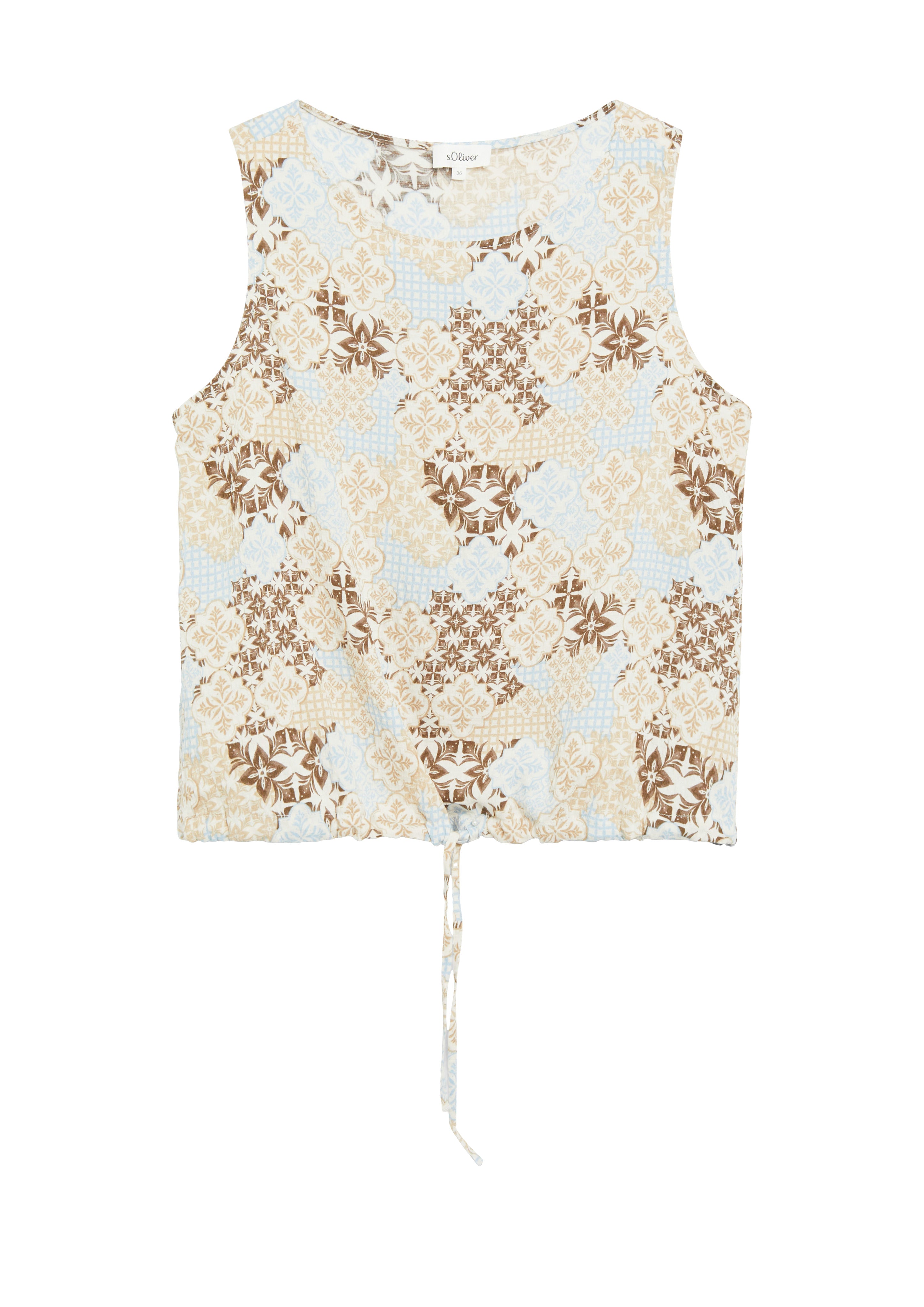 S. Oliver red Damen Blusen Brown