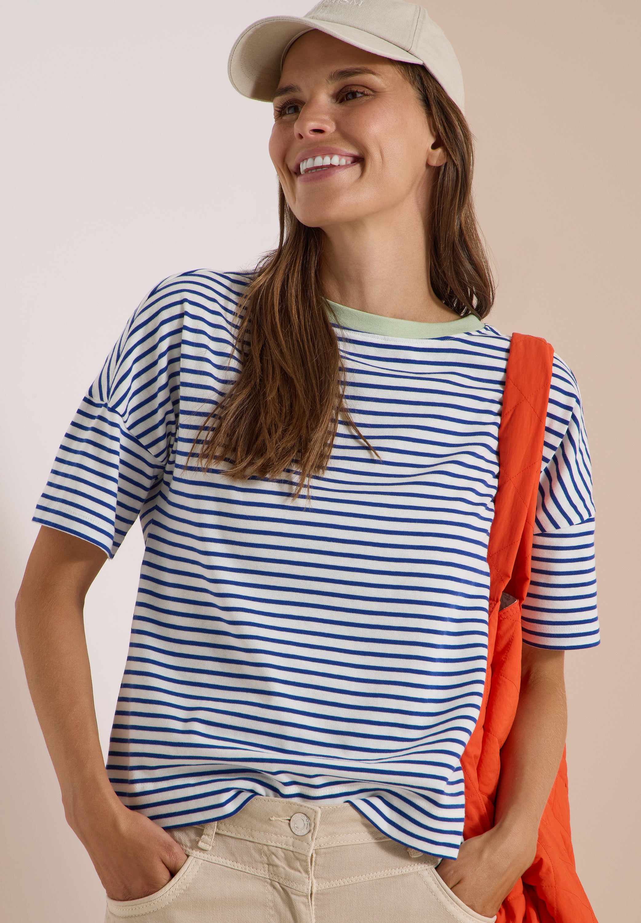 Cecil Damen T-Shirts Deep Rive