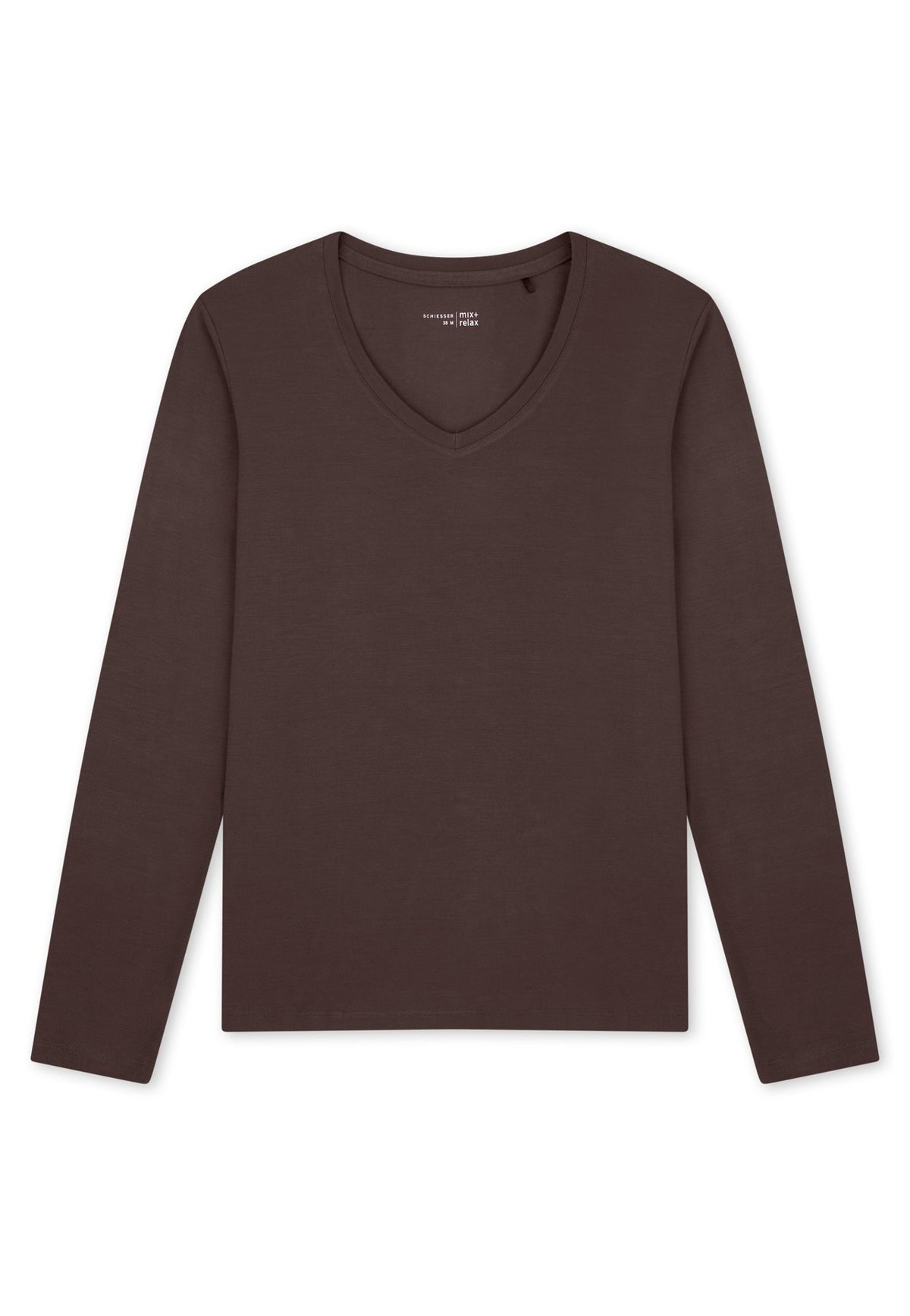 Schiesser Oberteil Deep Brown