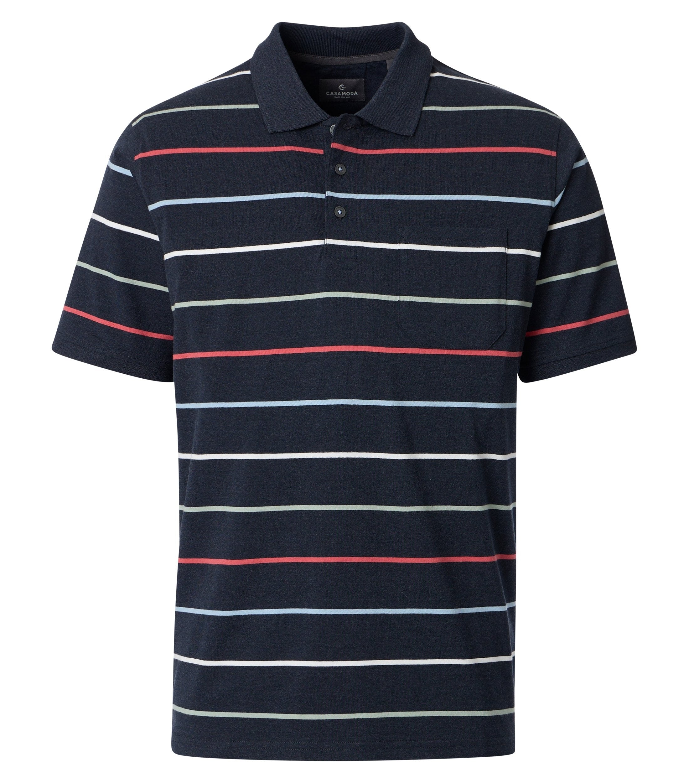 Casa Moda Herren Polo-Shirts Blau