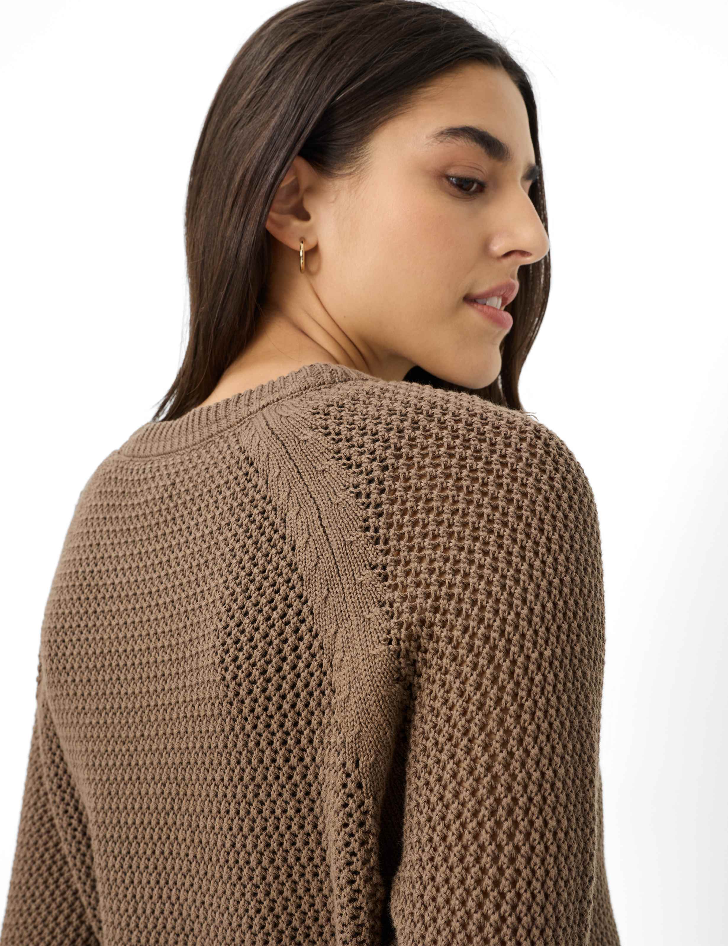 Brax Damen Pullover Mocha Brown