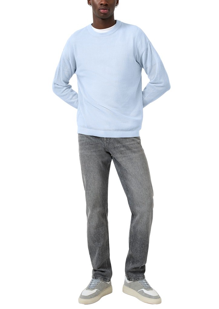 QS by S.Oliver Herren Pullover Blue