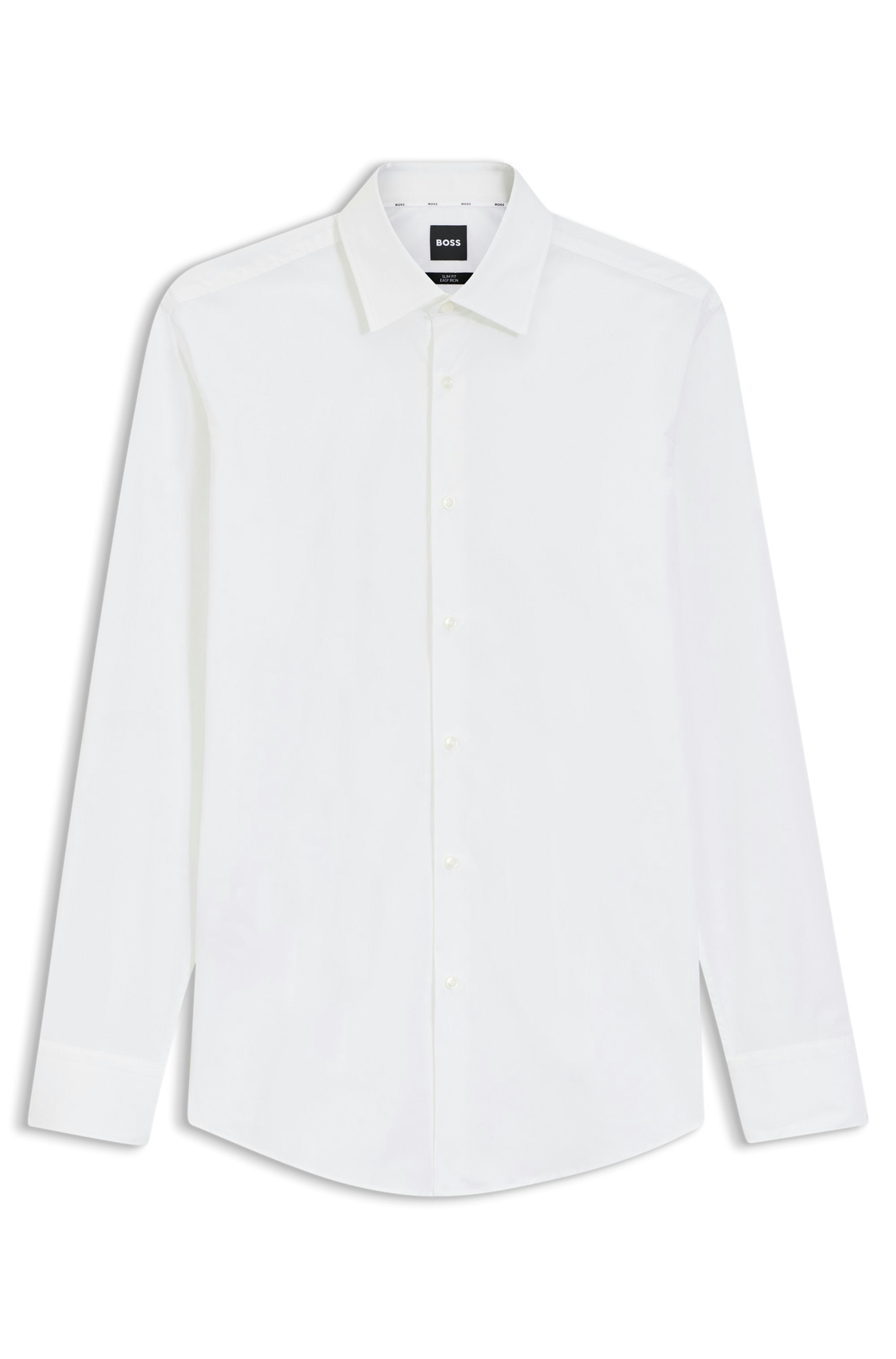 Boss Herren Hemden lang White