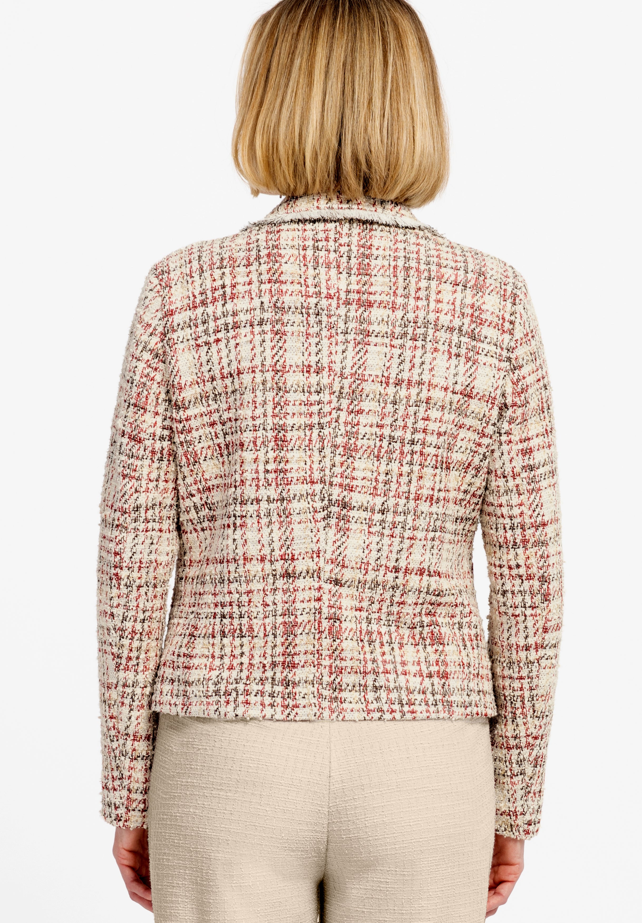 Bianca Damen Blazer Red Mix