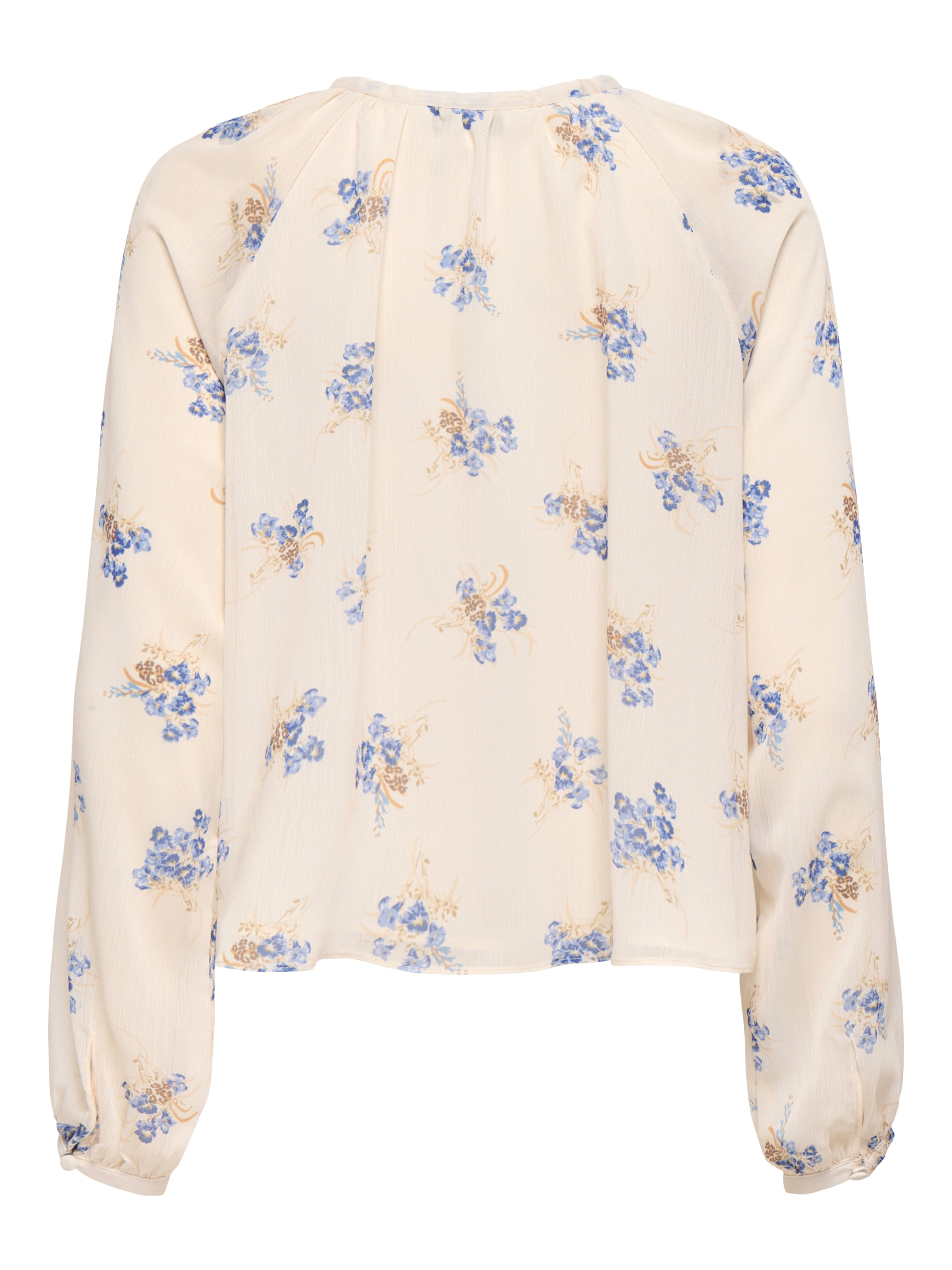 only Damen Tops Cloud Dancer/Bl
