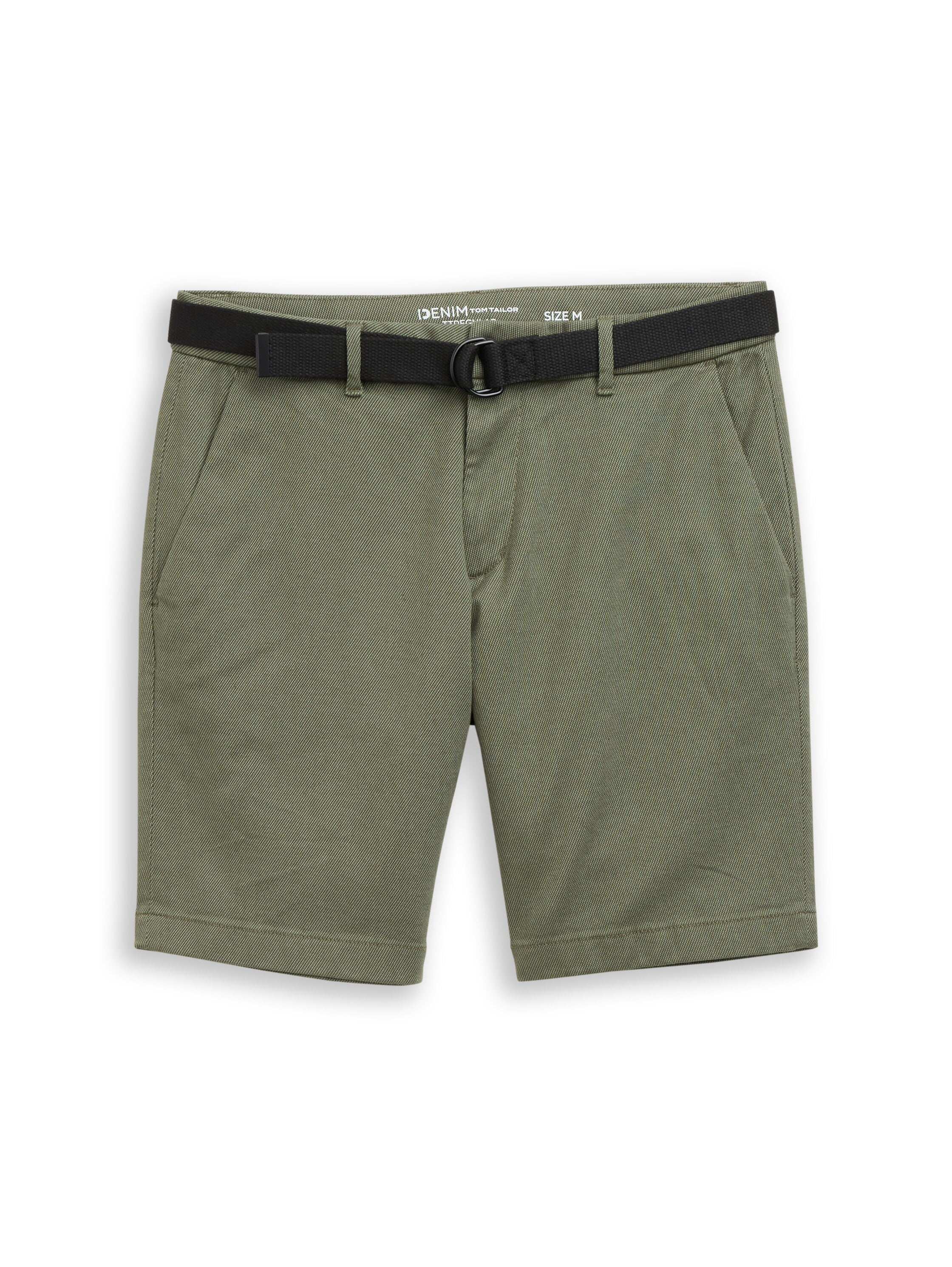 Tom Tailor denim Herren Shorts Olive Tonal Twi