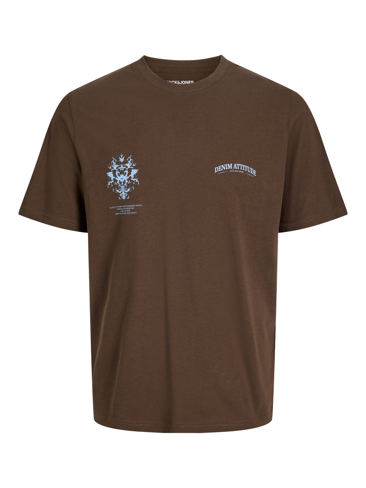Jack & Jones Herren T-Shirts kurz Cocoa