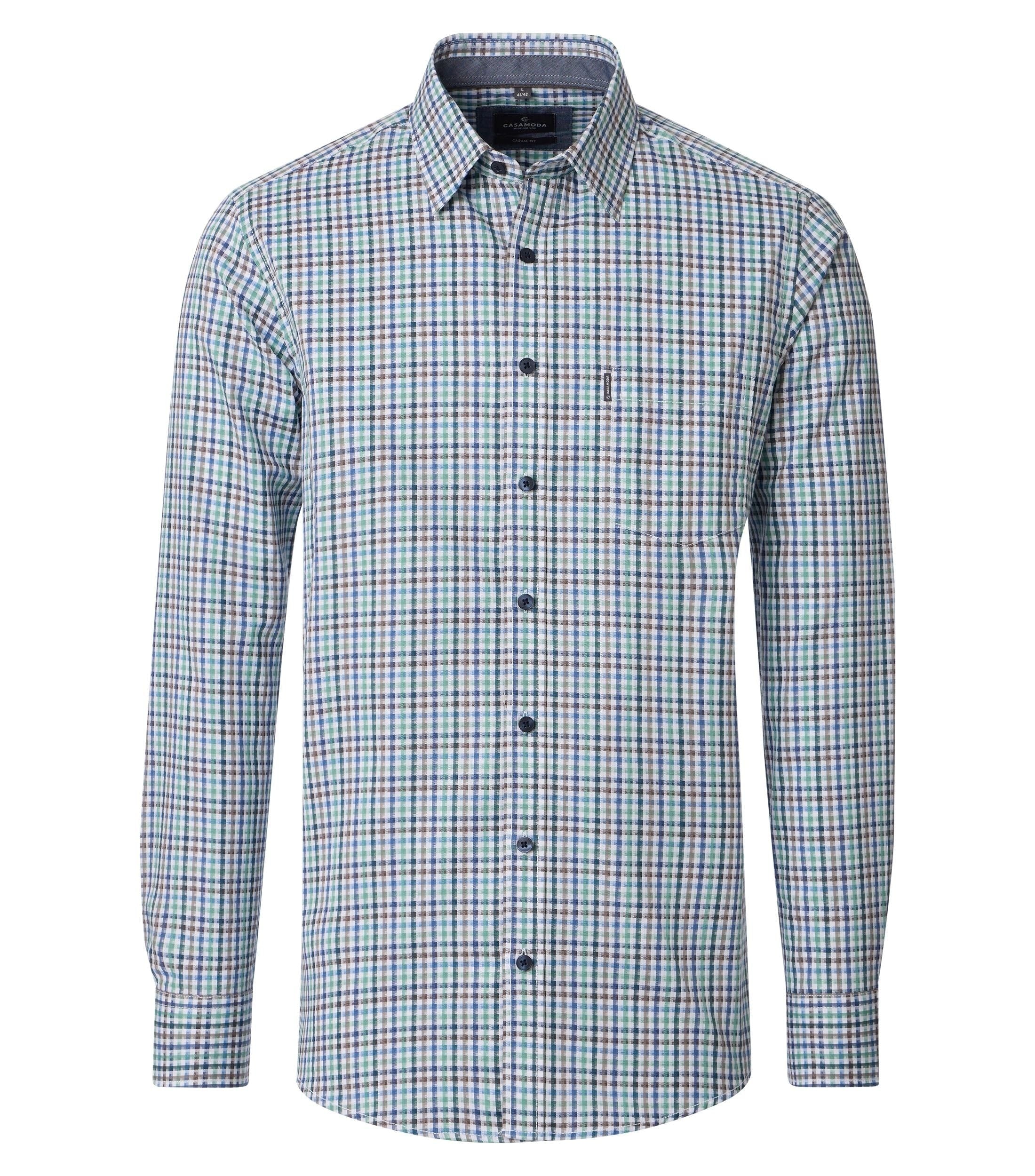 Casa Moda Herren Hemden Gruen