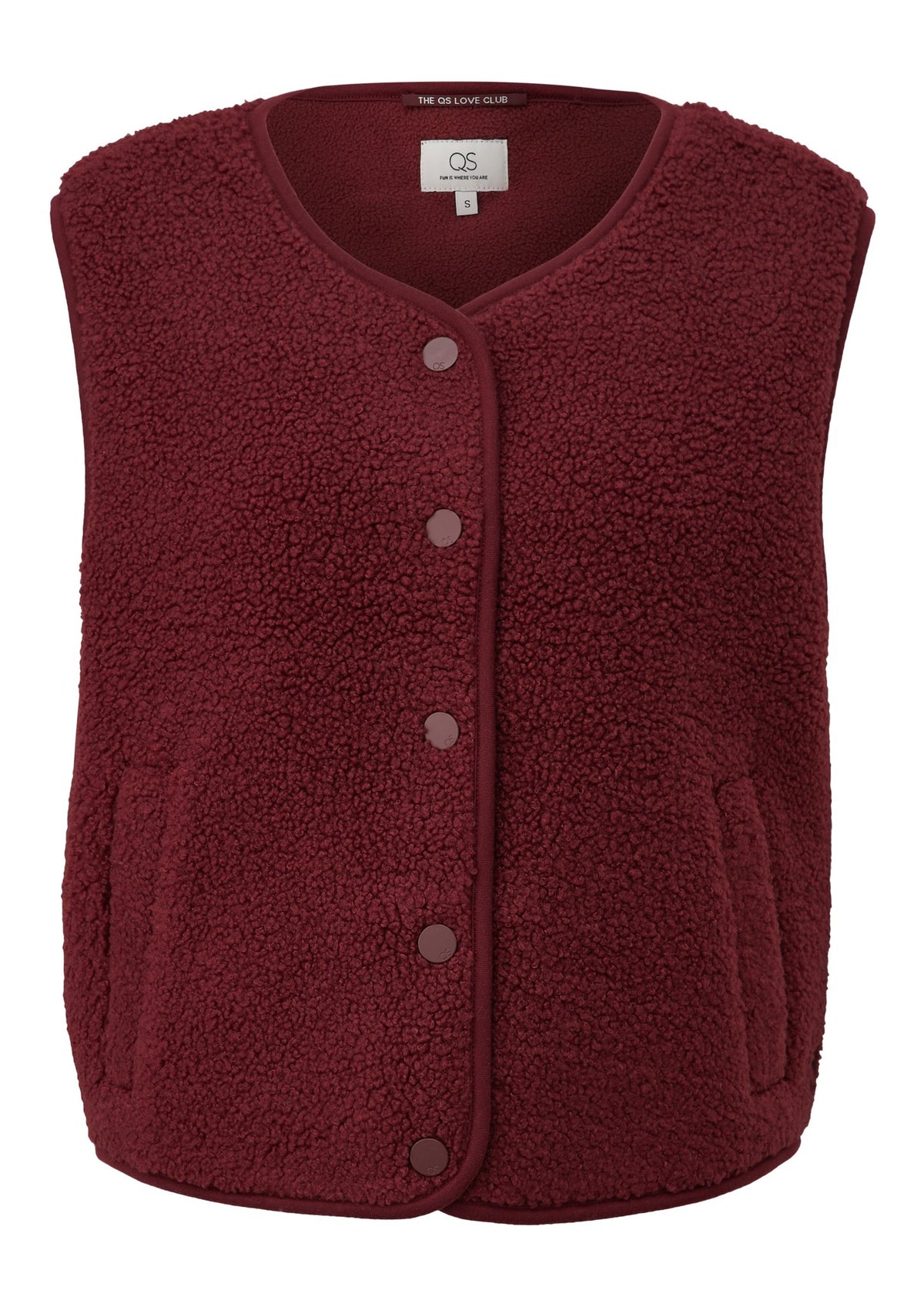QS by S.Oliver Damen T-Shirts Red
