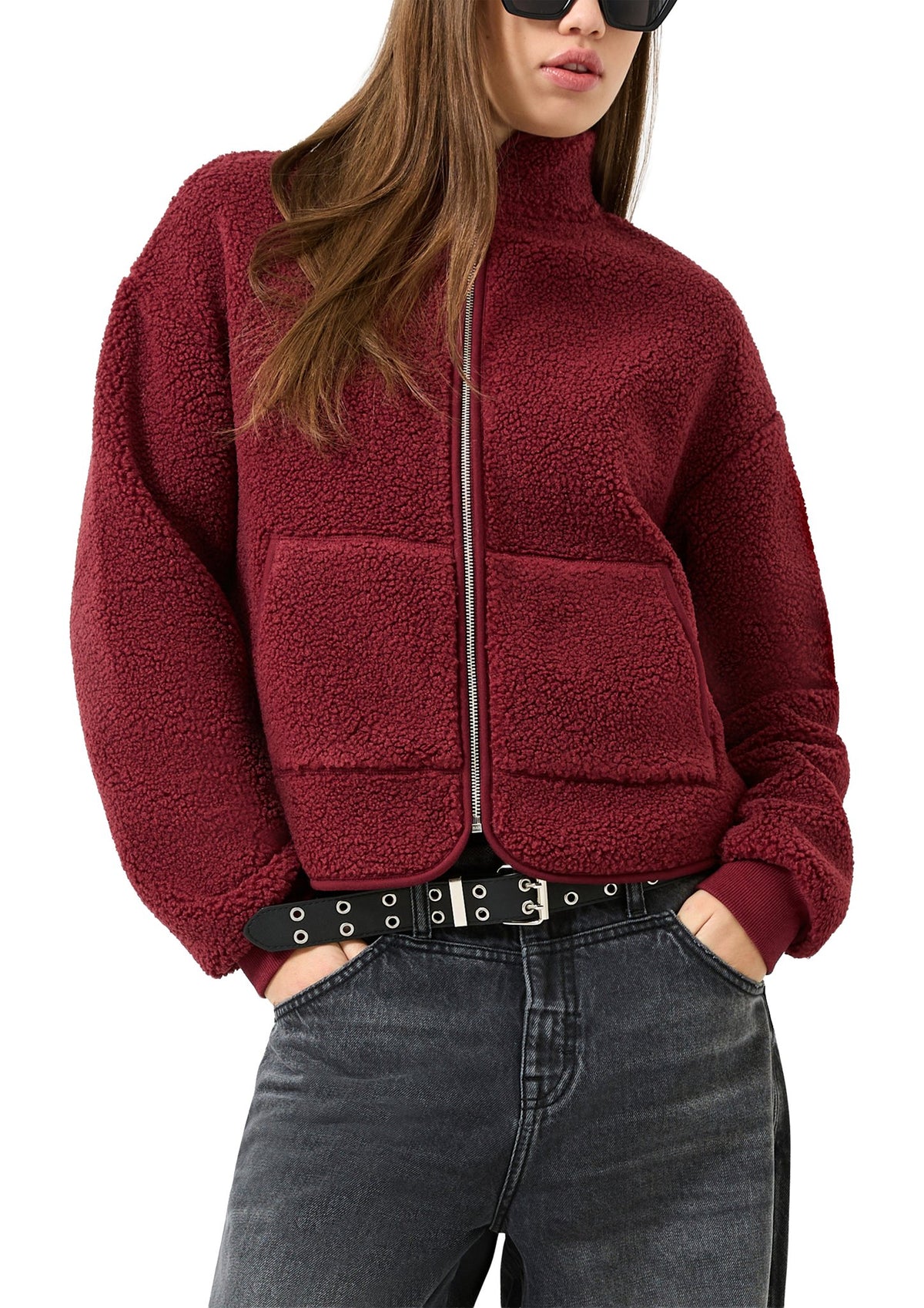 QS by S.Oliver Damen Sweatshirts Red