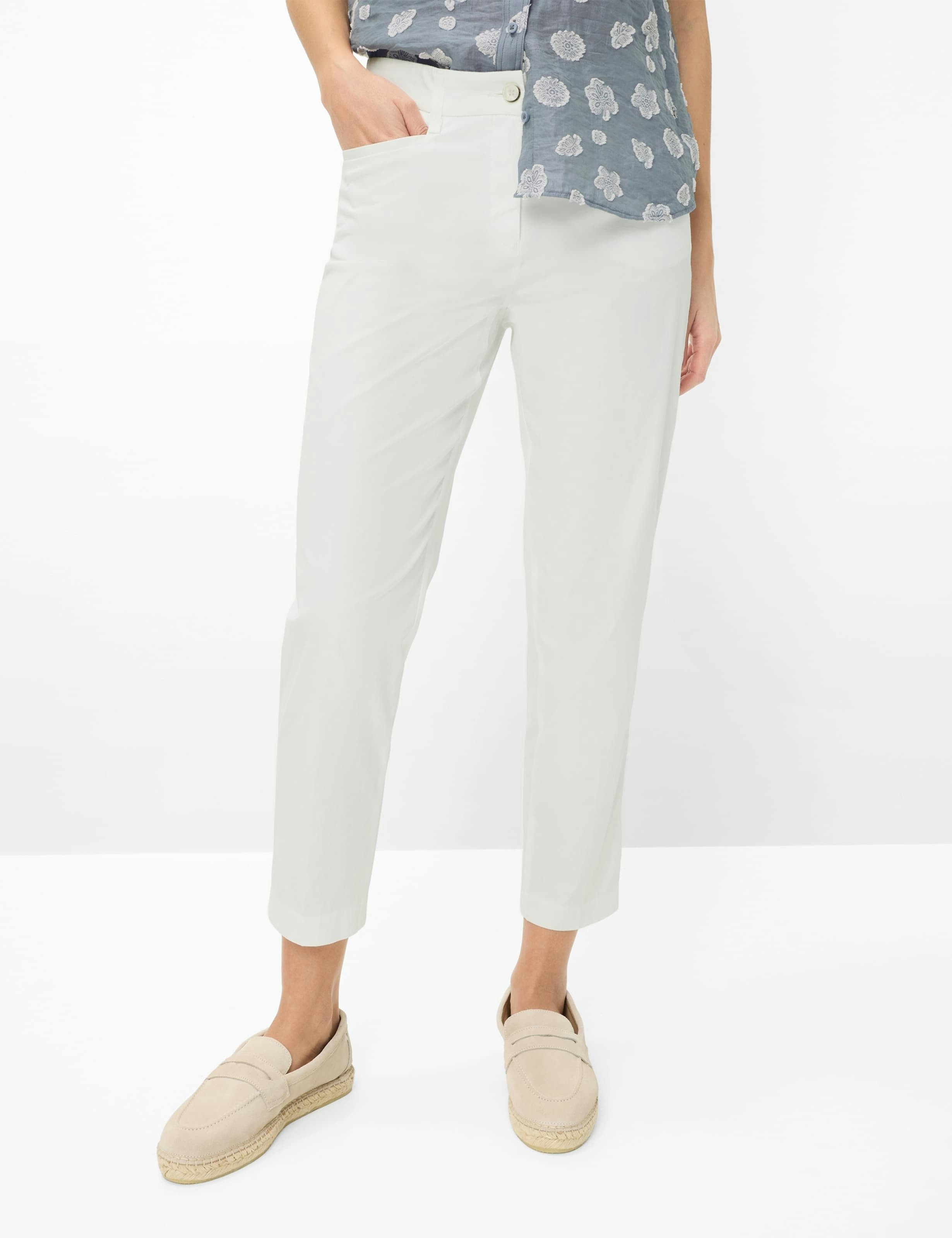 Brax Damen Hosen Offwhite