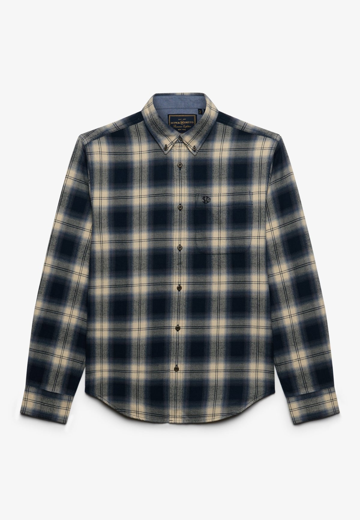 Superdry Herren Hemden lang Yk Cedar Check