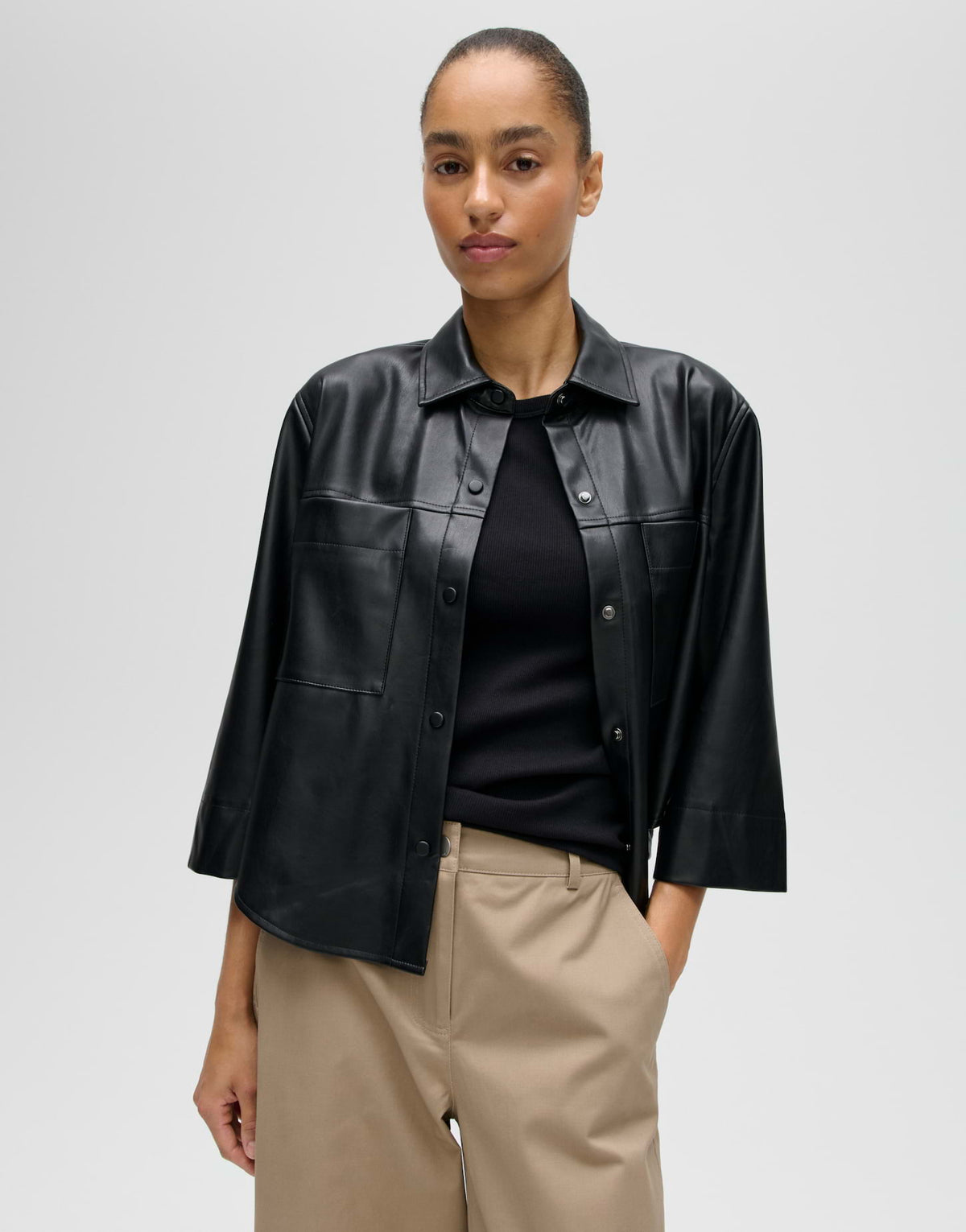 Opus Damen Blusen Black
