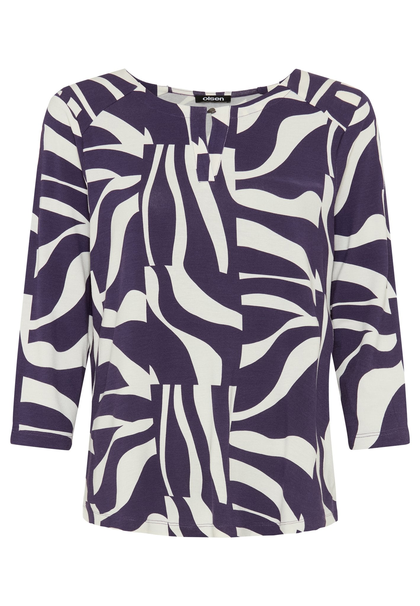 Olsen Damen T-Shirts Plum