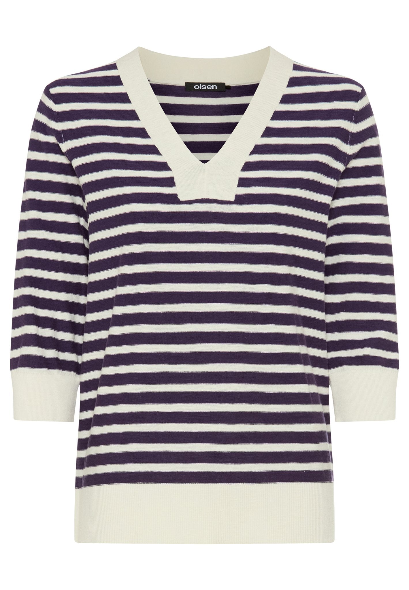 Olsen Damen Pullover Plum