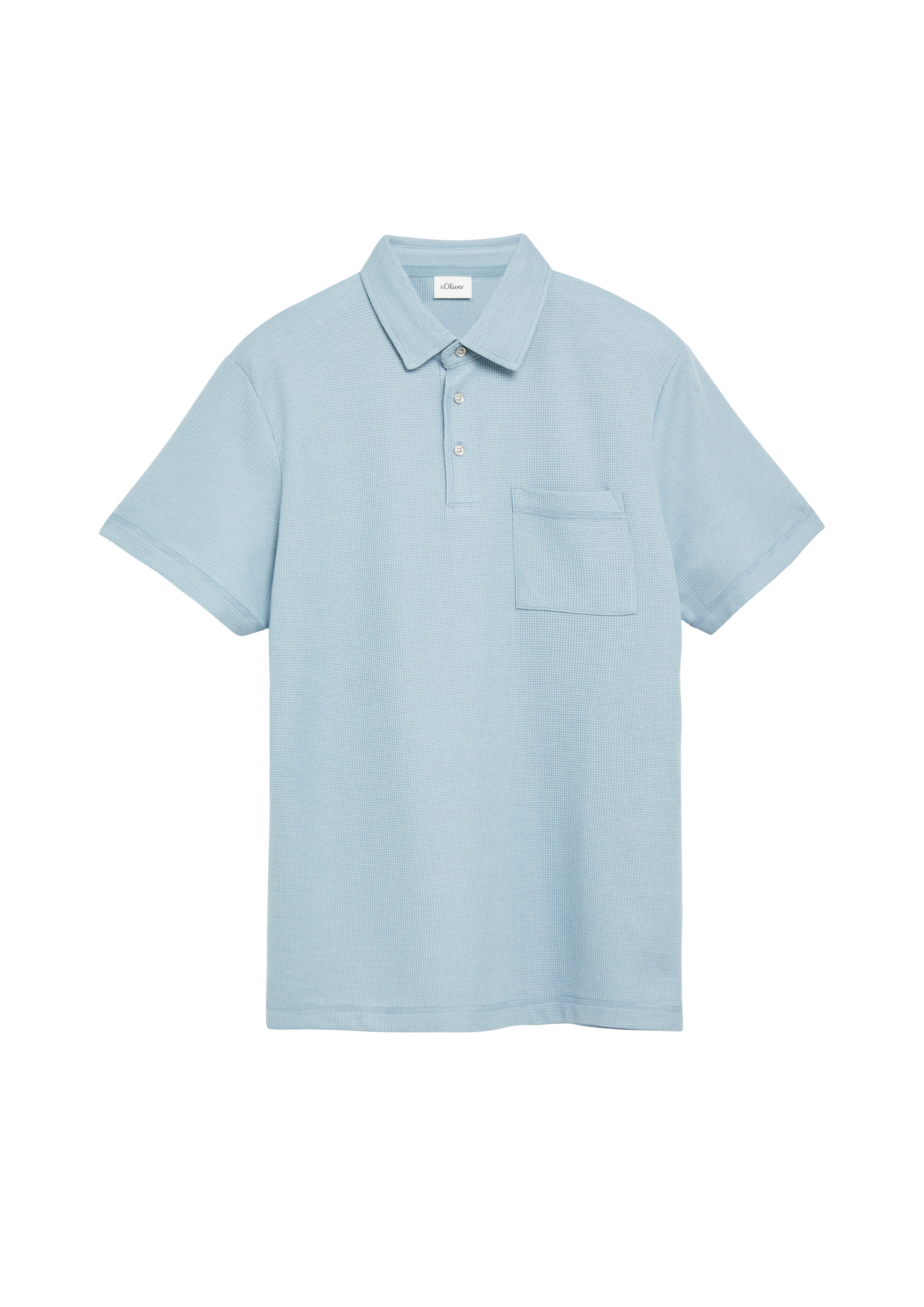 S. Oliver red Herren Polo-Shirts Blue