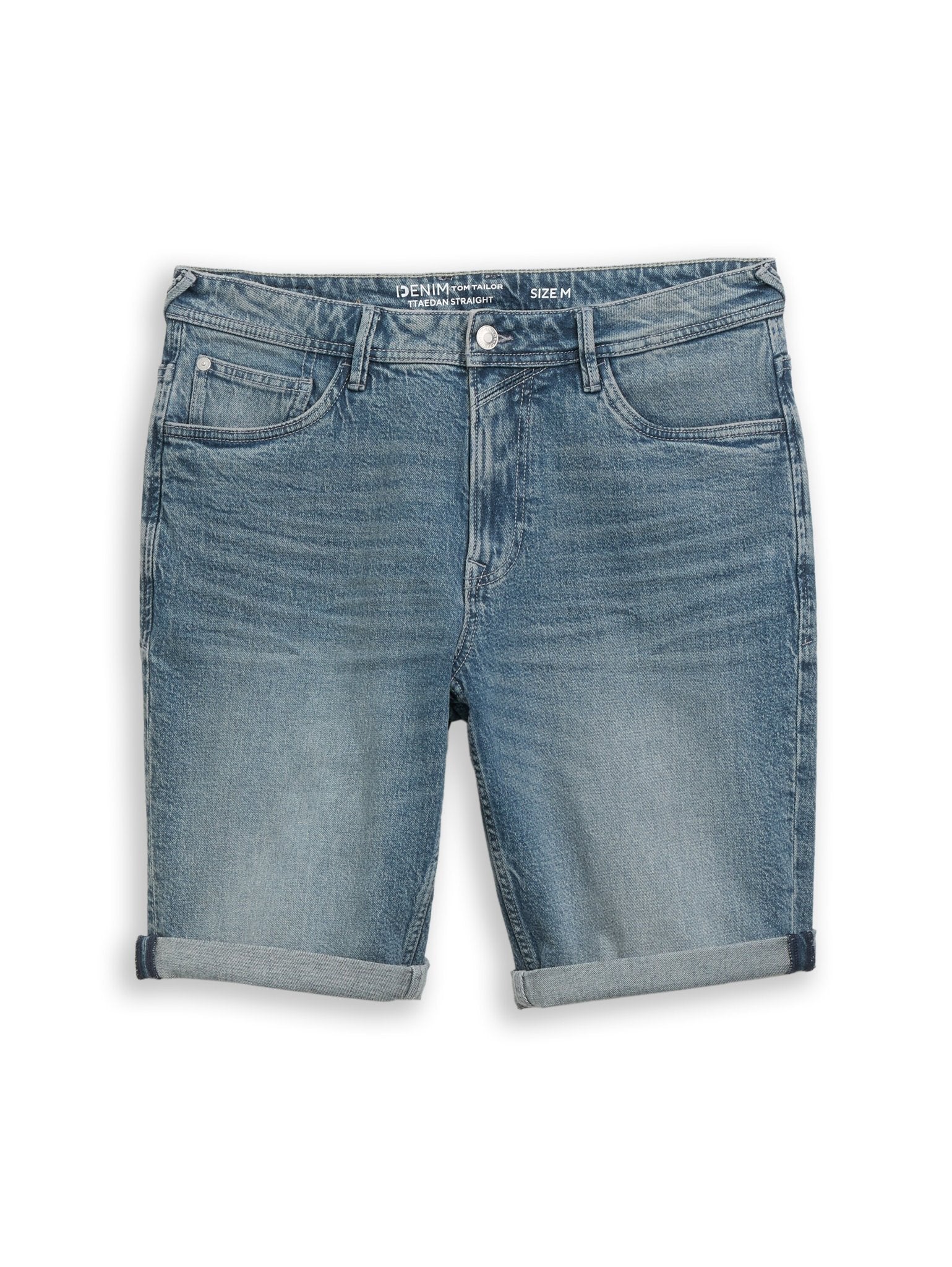 Tom Tailor denim Herren Shorts Used Mid Blue G