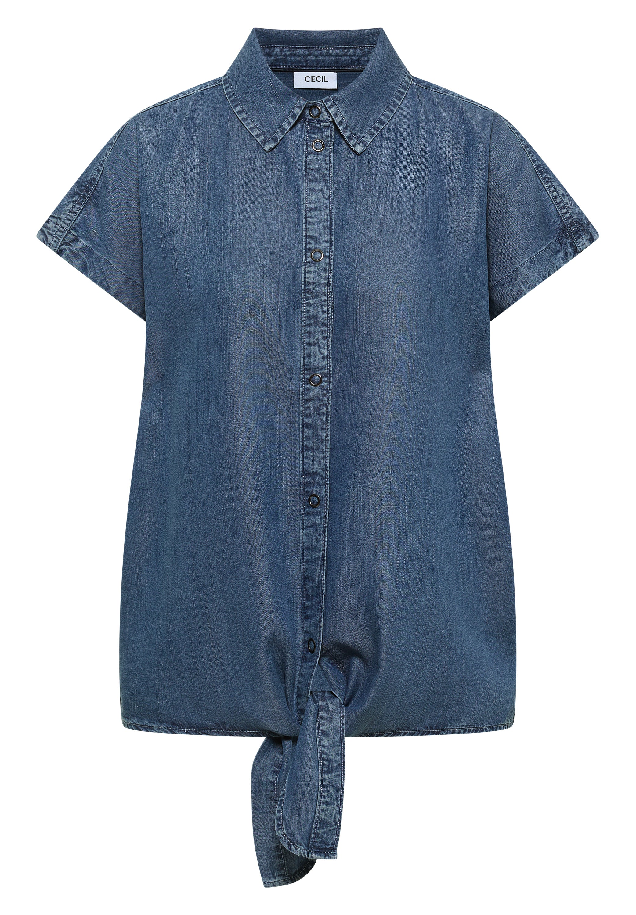 Cecil Damen Blusen Mid Blue