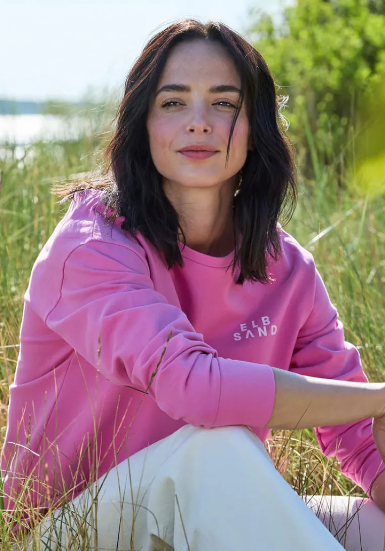 Elbsand Damen Sweatshirts Soft Rose